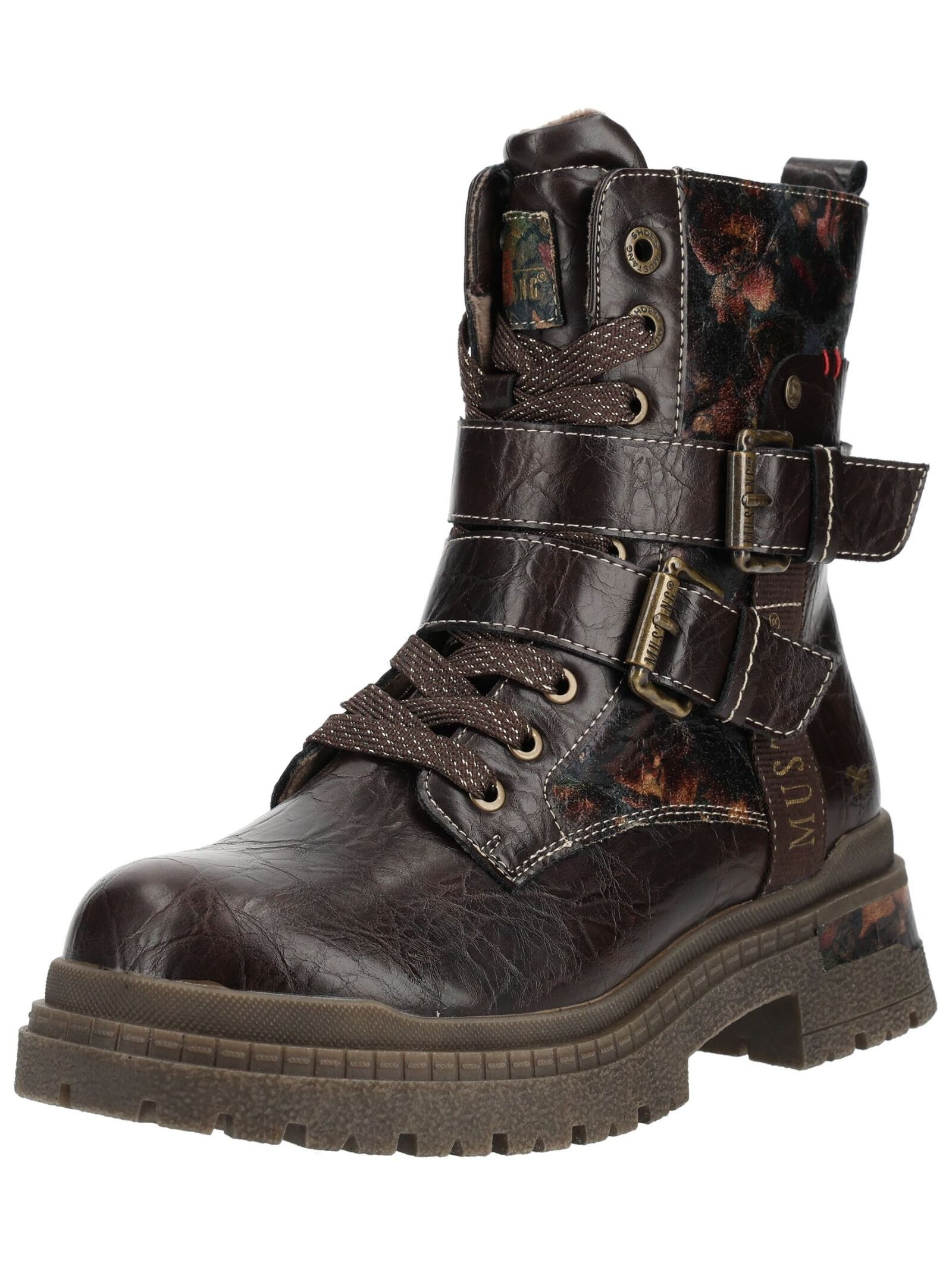 Mustang Shoes Mustang Shoes Stiefelette Lederimitat Schnürstiefelette