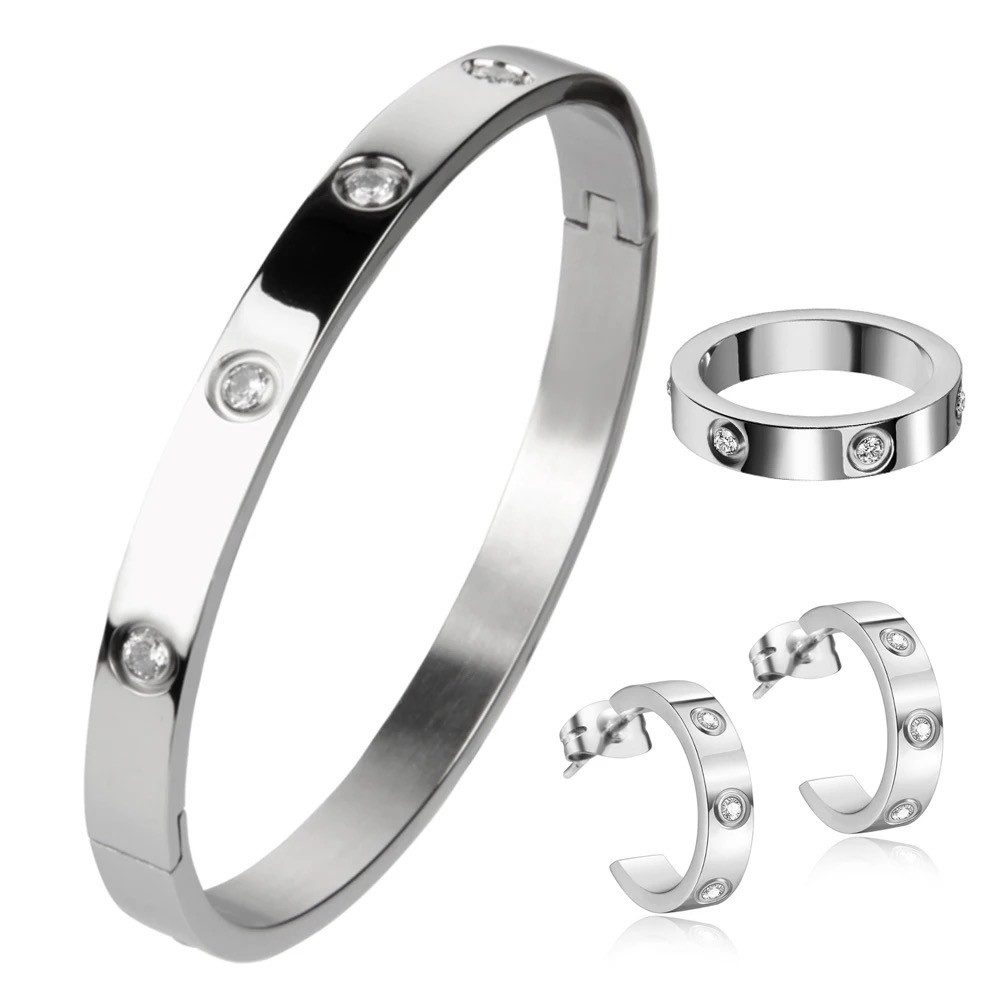 ROUGEMONT Schmuckset Damen Gold Schmuckset Armreif günstig online kaufen