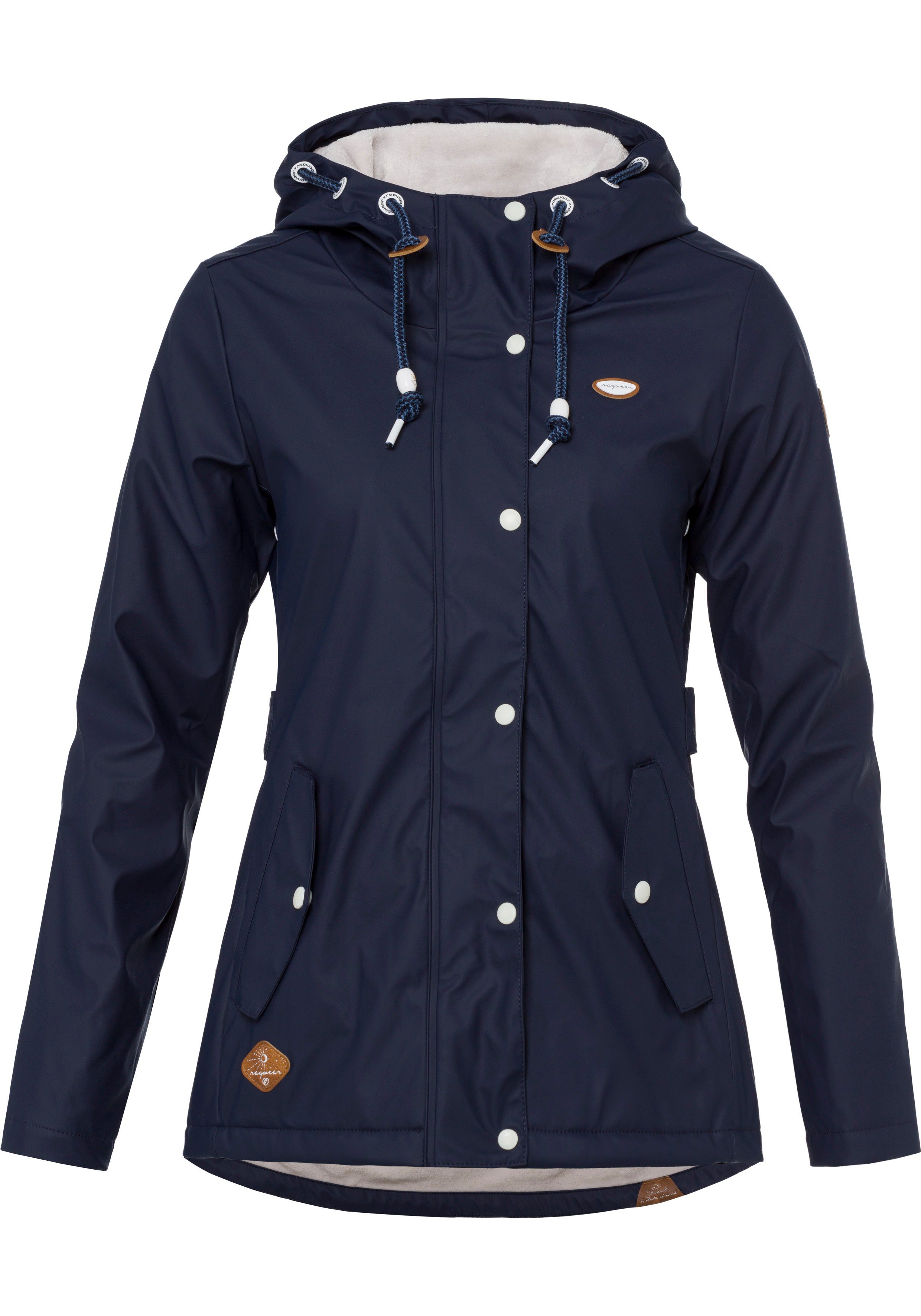 Ragwear Regenjacke MARGE Waterproof 2028 Fabric navy