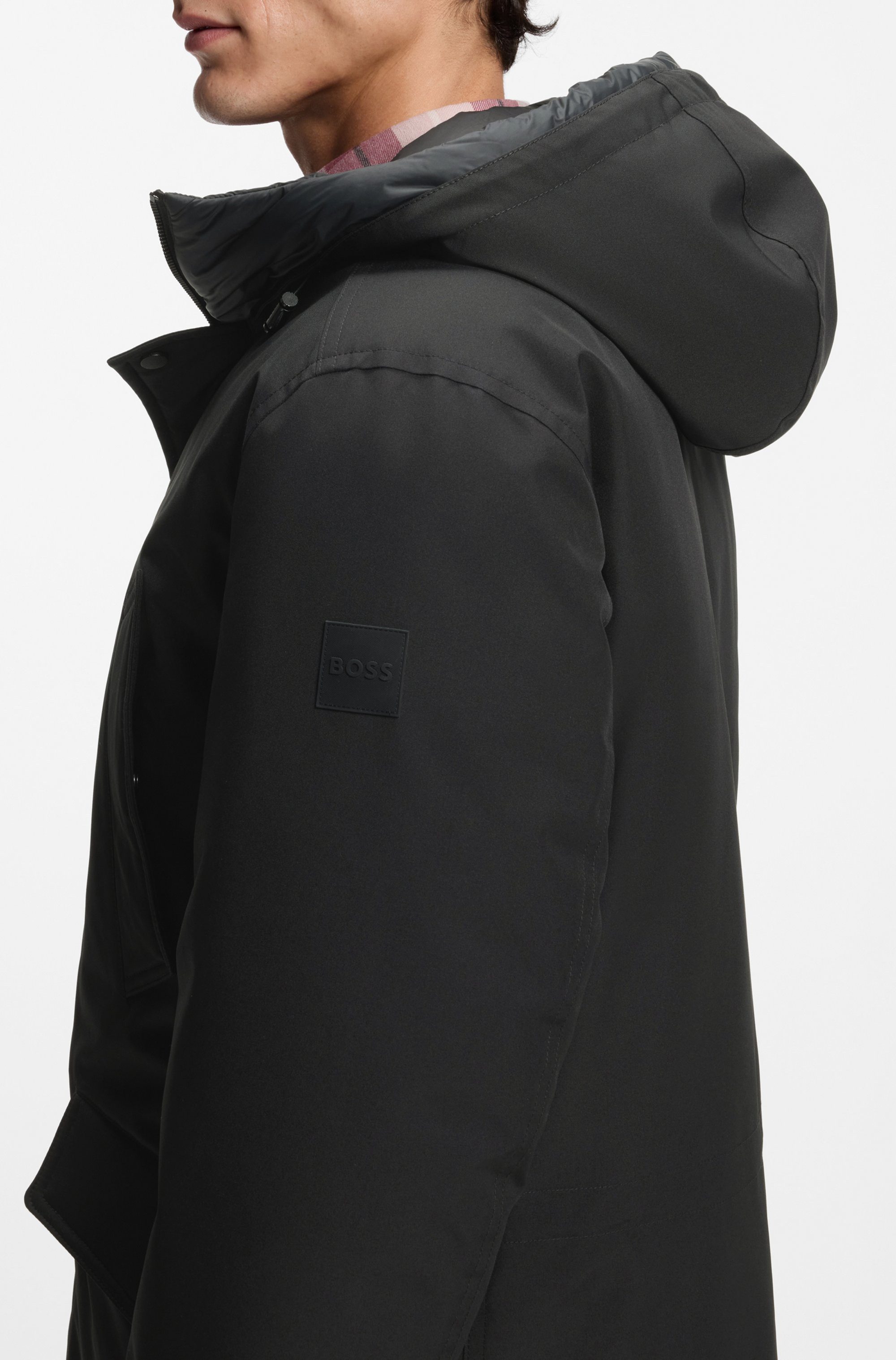 BOSS ORANGE Parka Osiass1 im Relaxed Fit, wasserabweisend