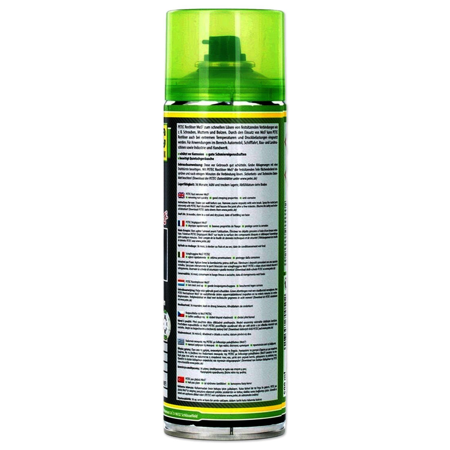 Rostentferner Rostlöser Spray Petec 500ml PETEC MoS2