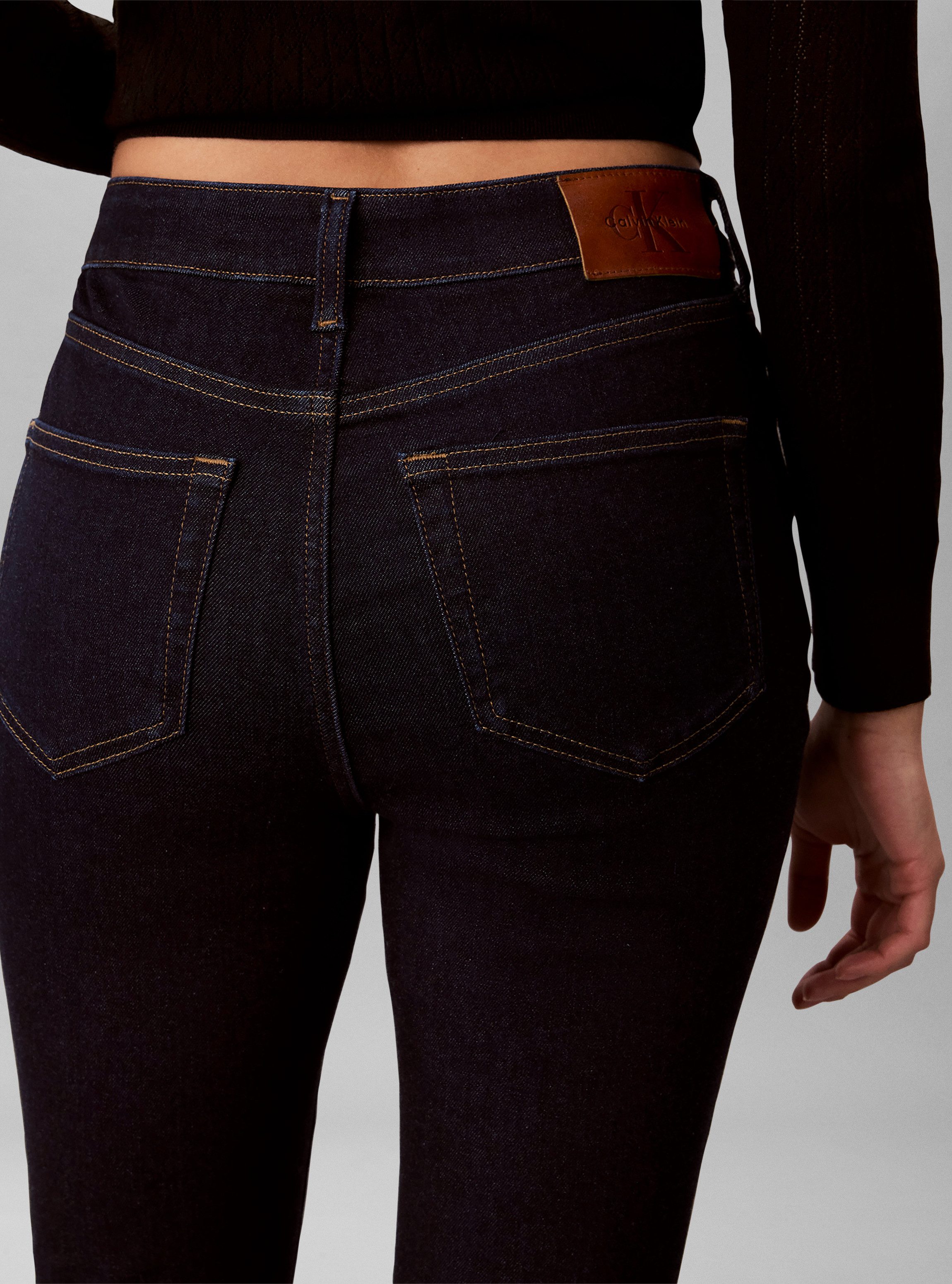 Calvin Klein Jeans Schlagjeans HIGH RISE FLARE CK CLASSIC RINSE Regular fit mit ausgestelltem Bein