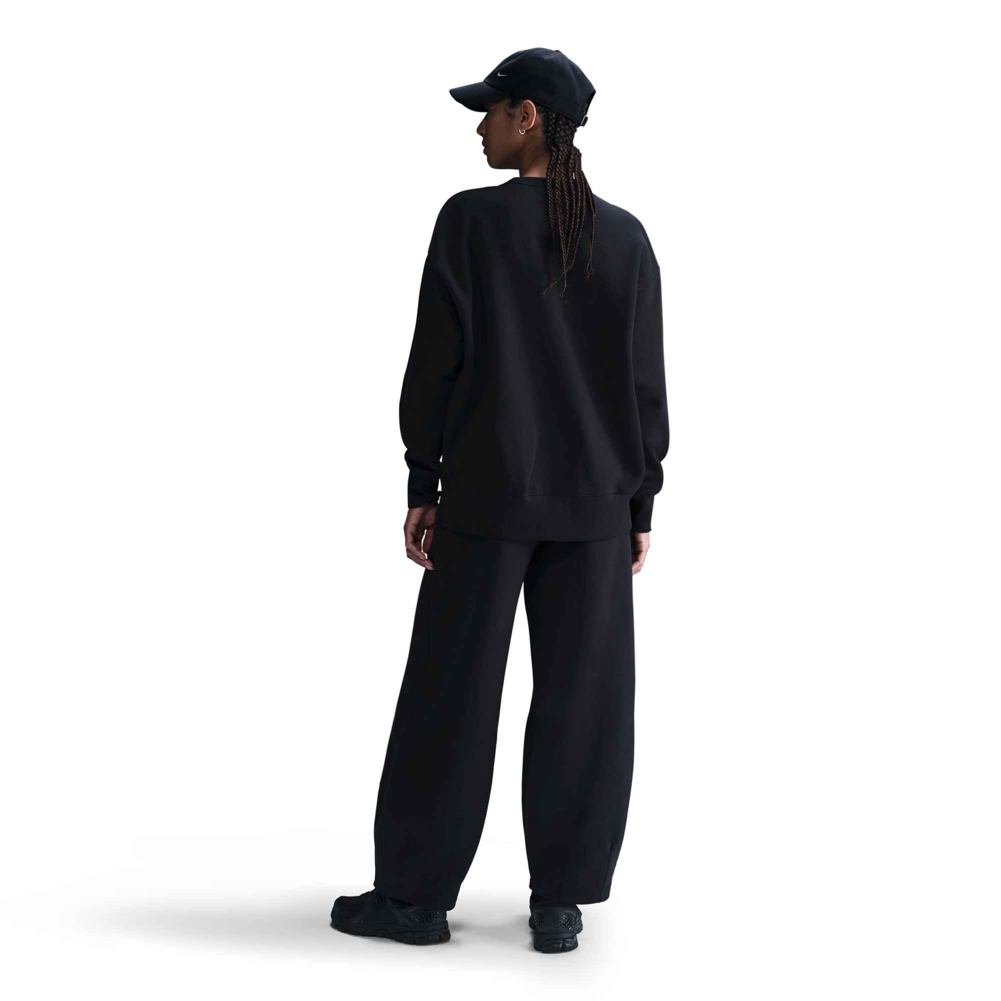 Nike Sportswear Sweatshirt W NSW PHNX FLC OS LONG CREW Oversize Passform, für Erwachsene, sportlicher Stil