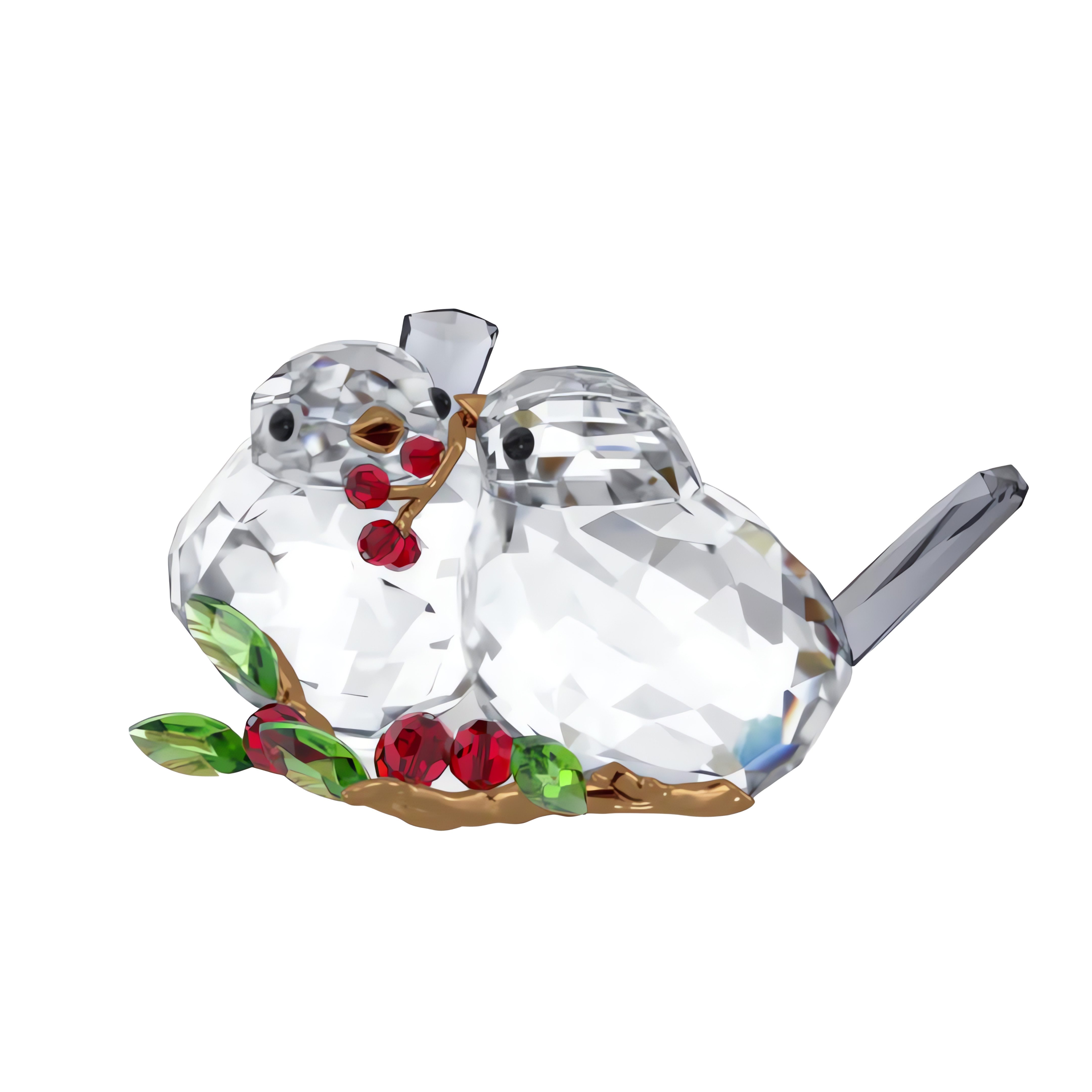 Swarovski Tierfigur Dekofigur Kristallfigur Sammelfigur Idyllia Vogelpaar u günstig online kaufen