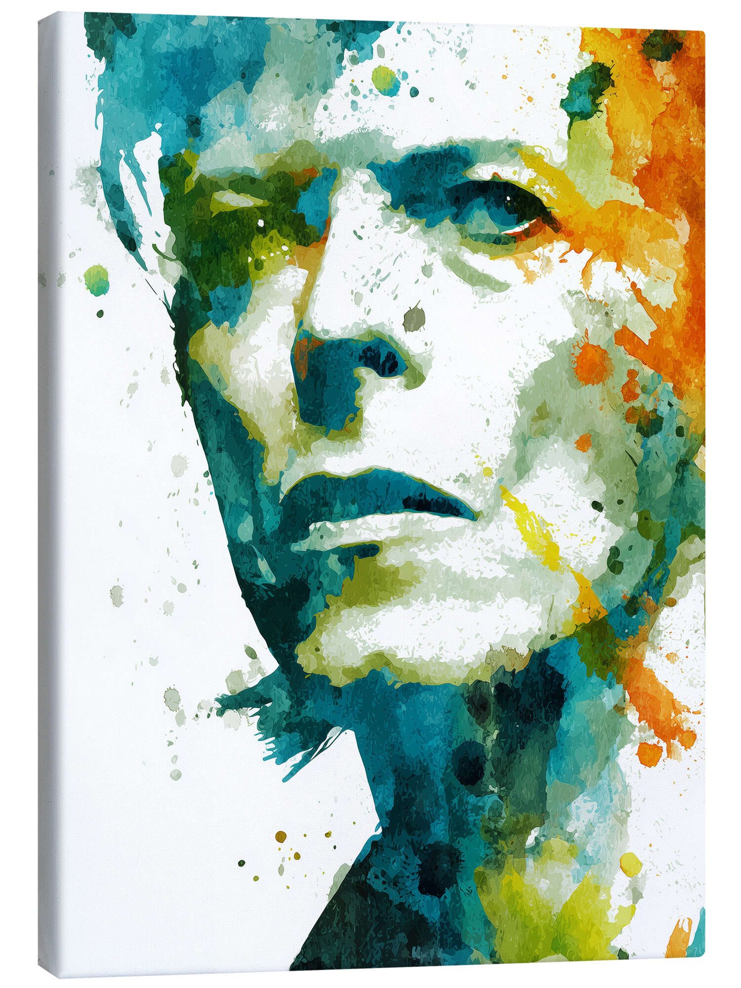Posterlounge Wandbild David Bowie Aquarell, Thomas Klee, erhältlich als Poster, Leinwandbild, Wandsticker oder Acrylglasbild