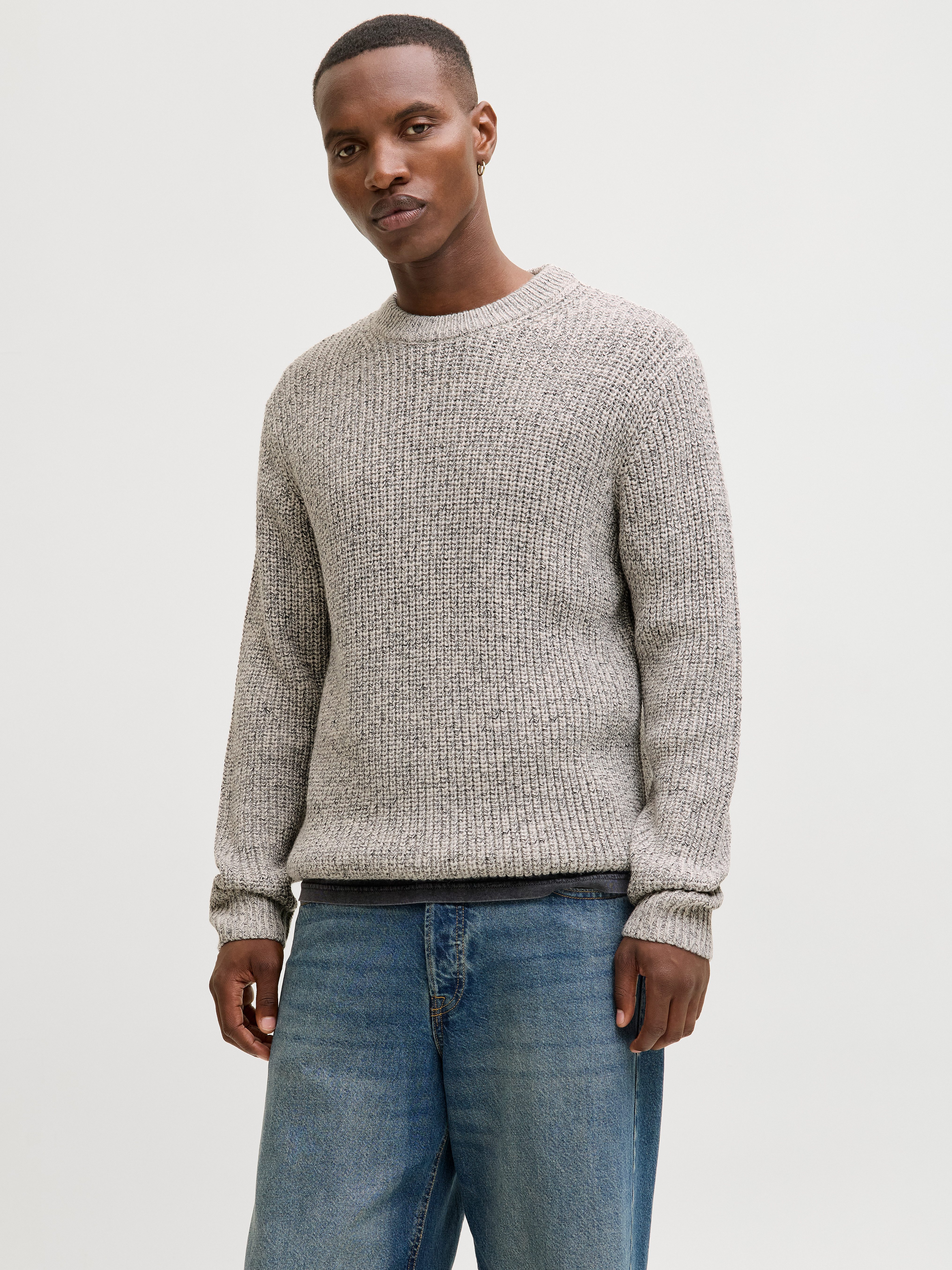 Jack & Jones Strickpullover JORBLEECKER KNIT CREW NECK BF günstig online kaufen