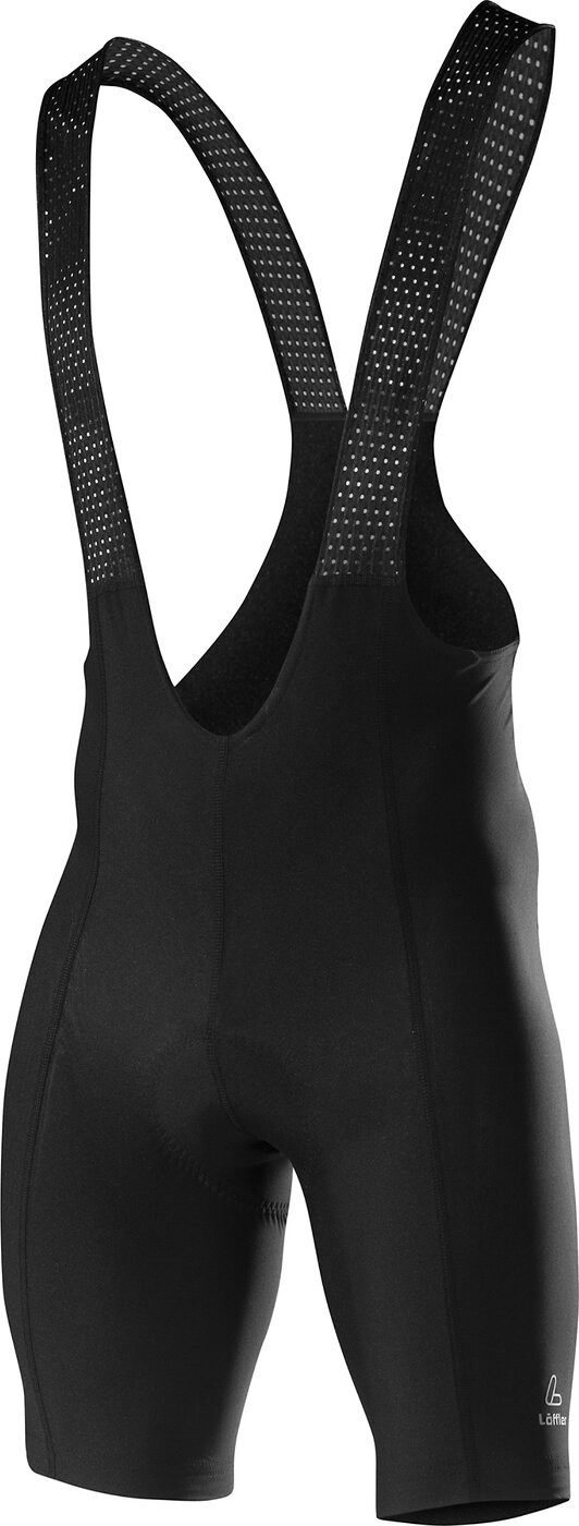 Löffler Fahrradhose M BIKE BIBSHORTS BASIC BLACK