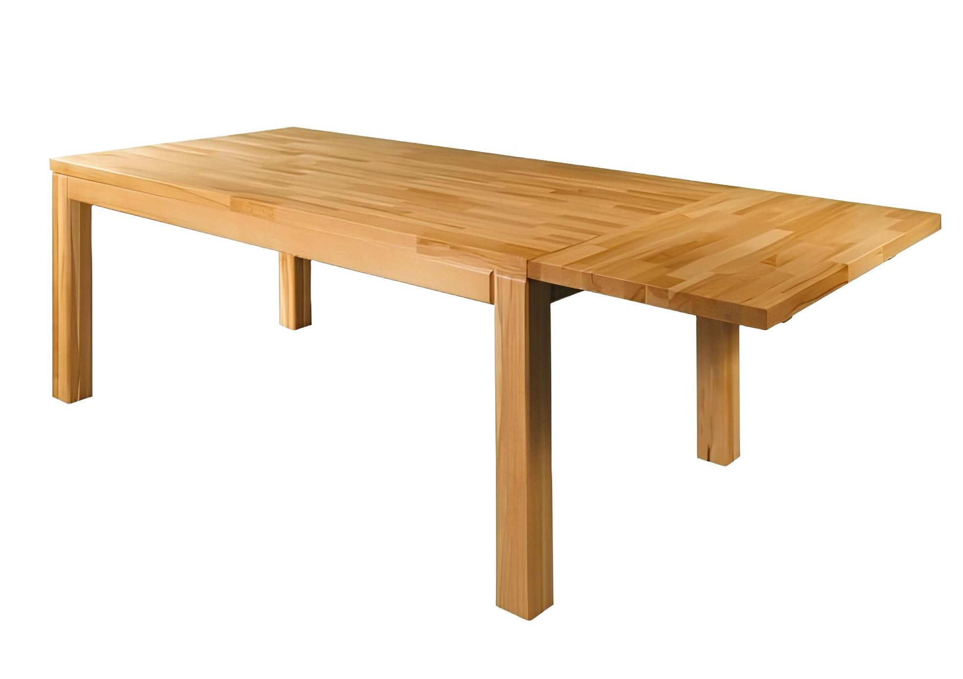 Xlmoebel Esstisch Massiver Esstisch aus Eiche mit natürlichem Holzdesign (1-St., Esstisch), Hergestellt in Europa