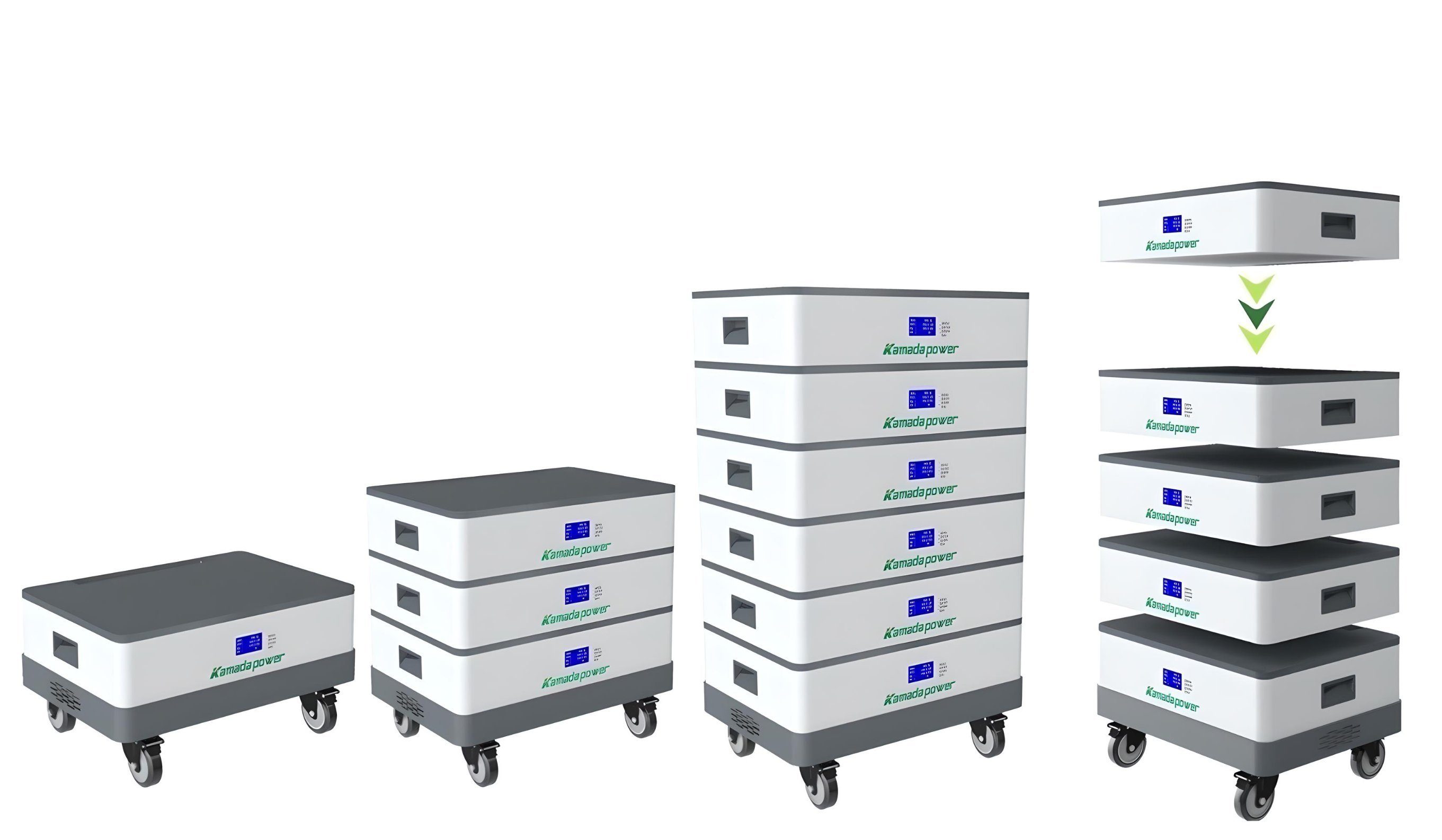 TZIpower PV Solarspeicher 48V / 51,2V 5kWh Akku Stapelbar LiFePo4 Speicher Solarakkus (48 V)