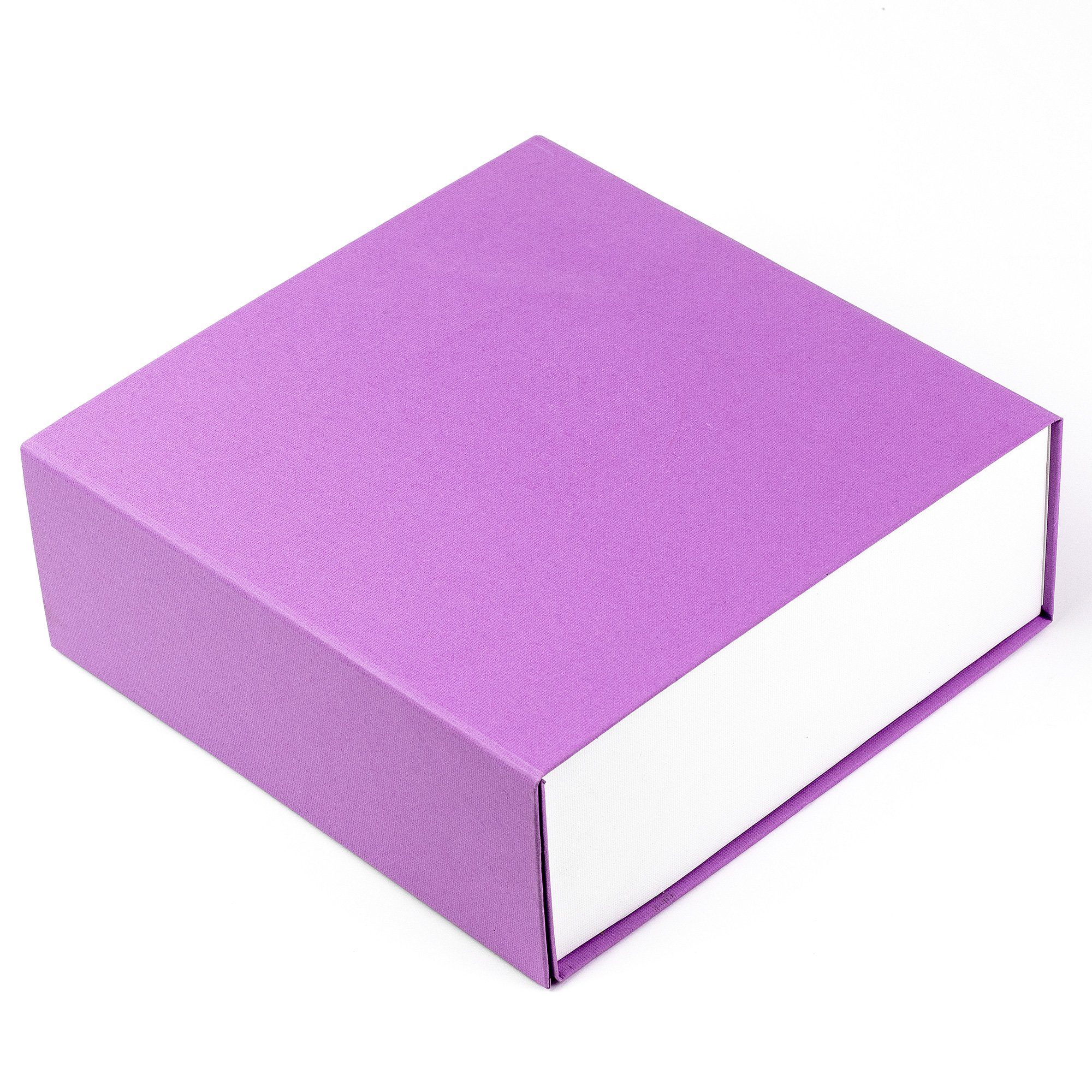 AdelDream Aufbewahrungsbox für Geschenkbox und Geschenkbox Magnet mit Geburtstagsgeschenk Hochzeiten, Violett Babybrautjungfer Deckel und Rechteck