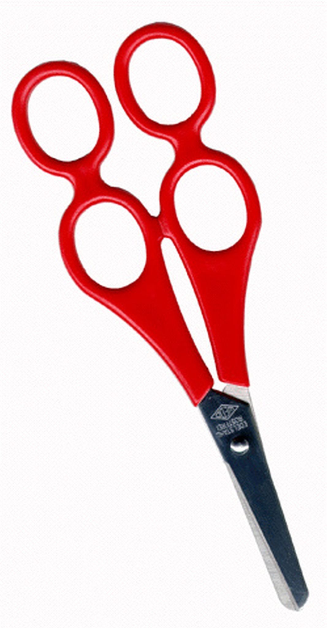 WEDO Bastelscheren Wedo Bastelschere Doppelgriff Therapeutenschere rund rt