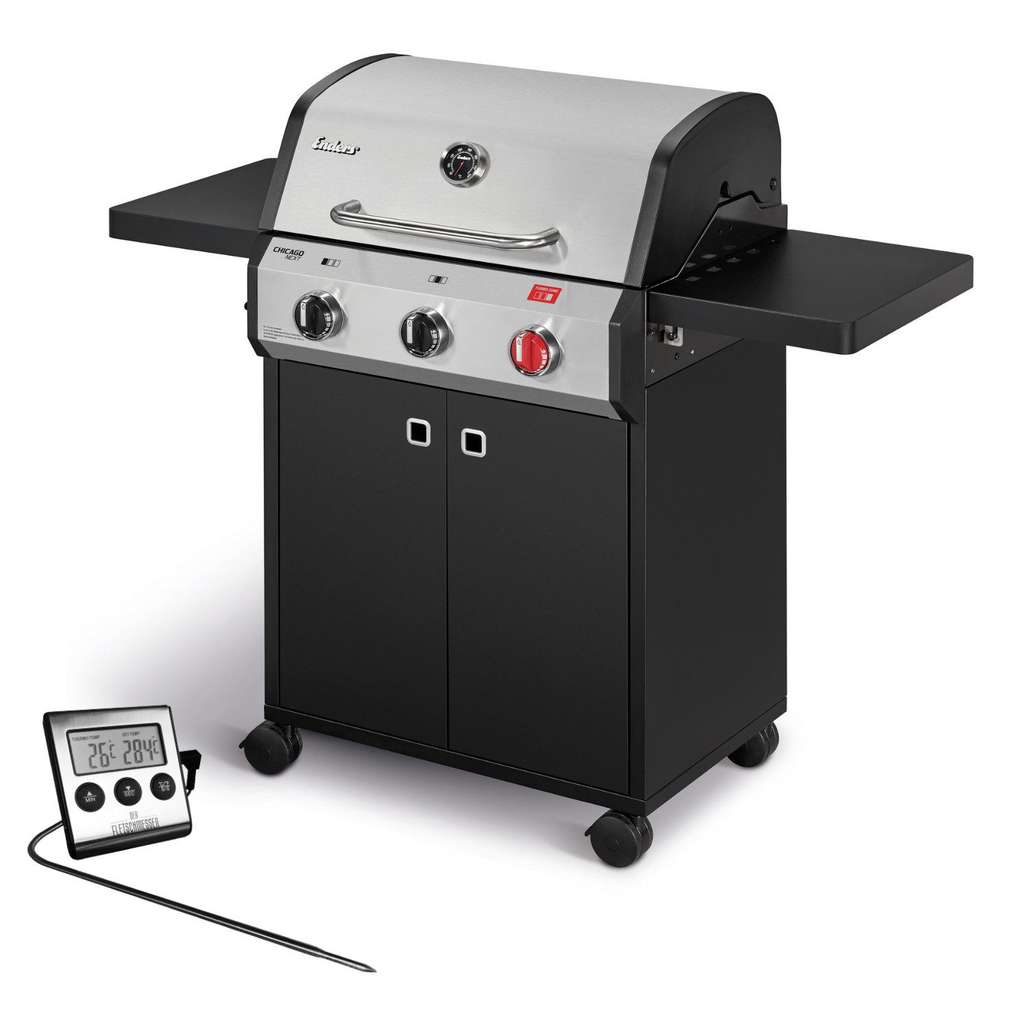 Enders® Gasgrill Chicago Next 3R Turbo Gas Grill inkl. Fleischthermometer