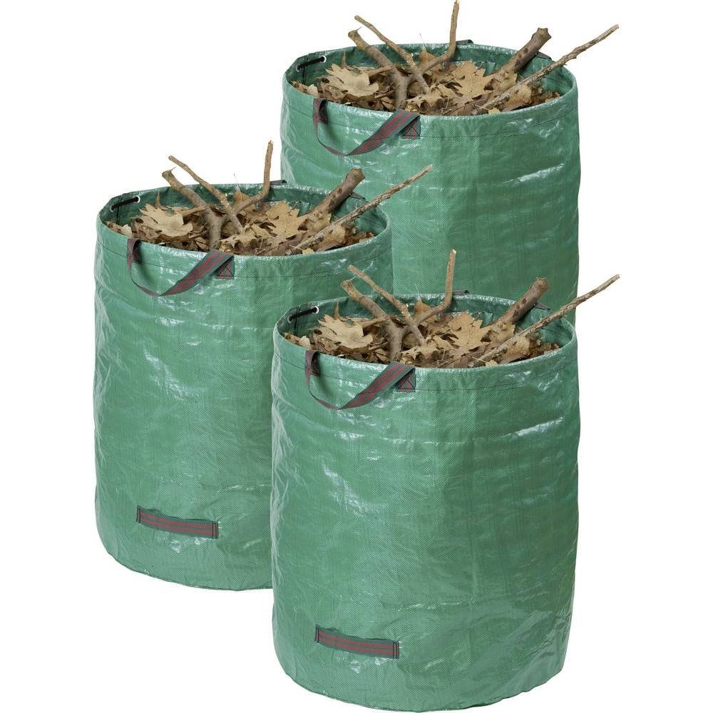 Meister Werkzeuge Gartensack Gartenabfallsack 272 l, 3 Stück WU9961810