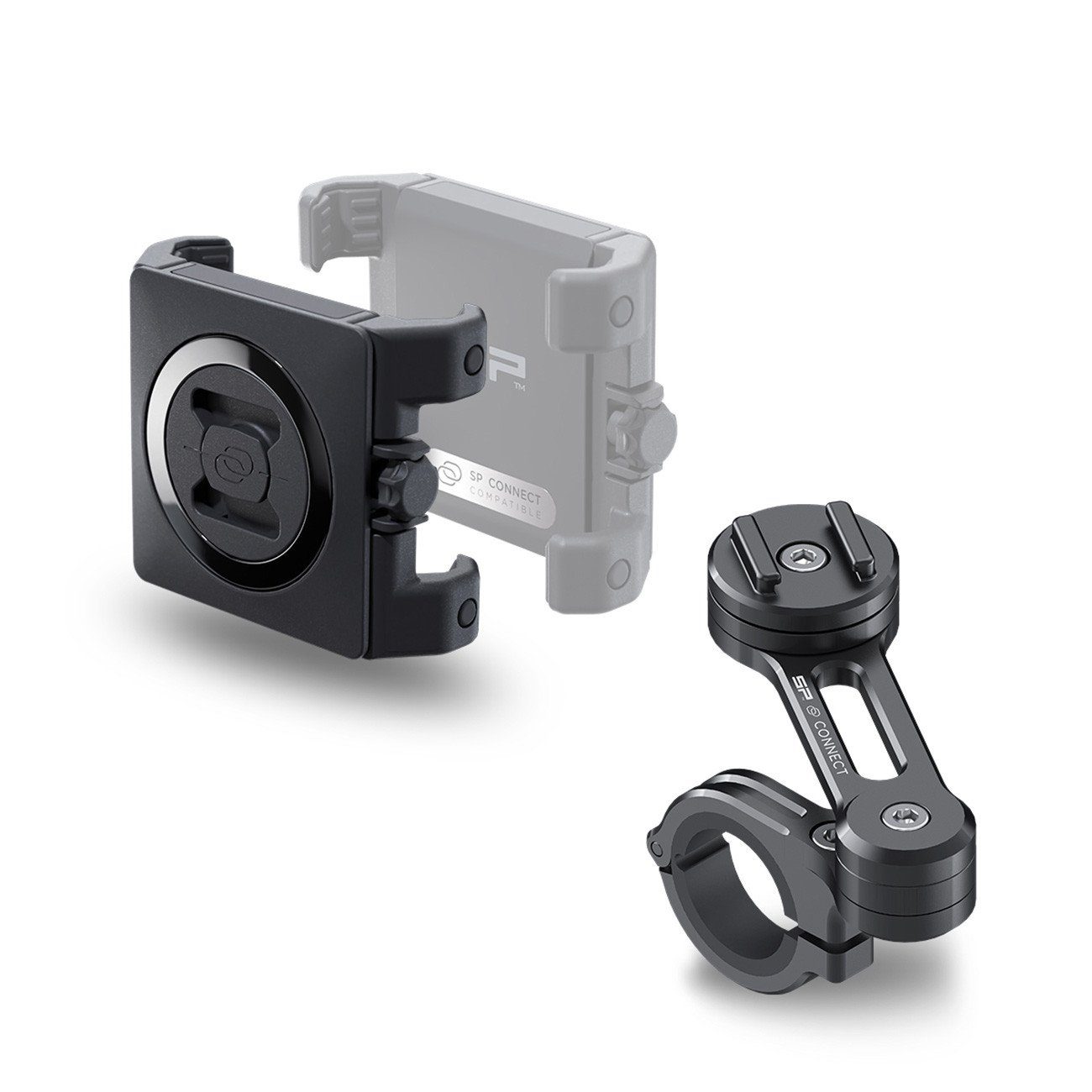SP Connect Handy-Halterung SP Moto Bundle Universal Clamp Handyhalterung