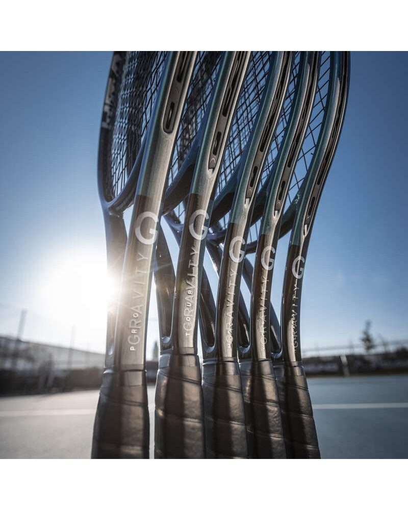 Head Tennisschläger Gravity Tour 98in/305g/Turnier 2025 schwarz/blau - unbesaitet