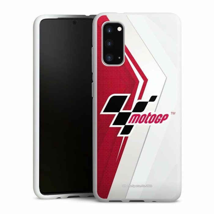 DeinDesign Handyhülle MotoGP Logo Motorsport Logo Grey and Red Samsung Galaxy S20 Silikon Hülle Bumper Case Handy Schutzhülle
