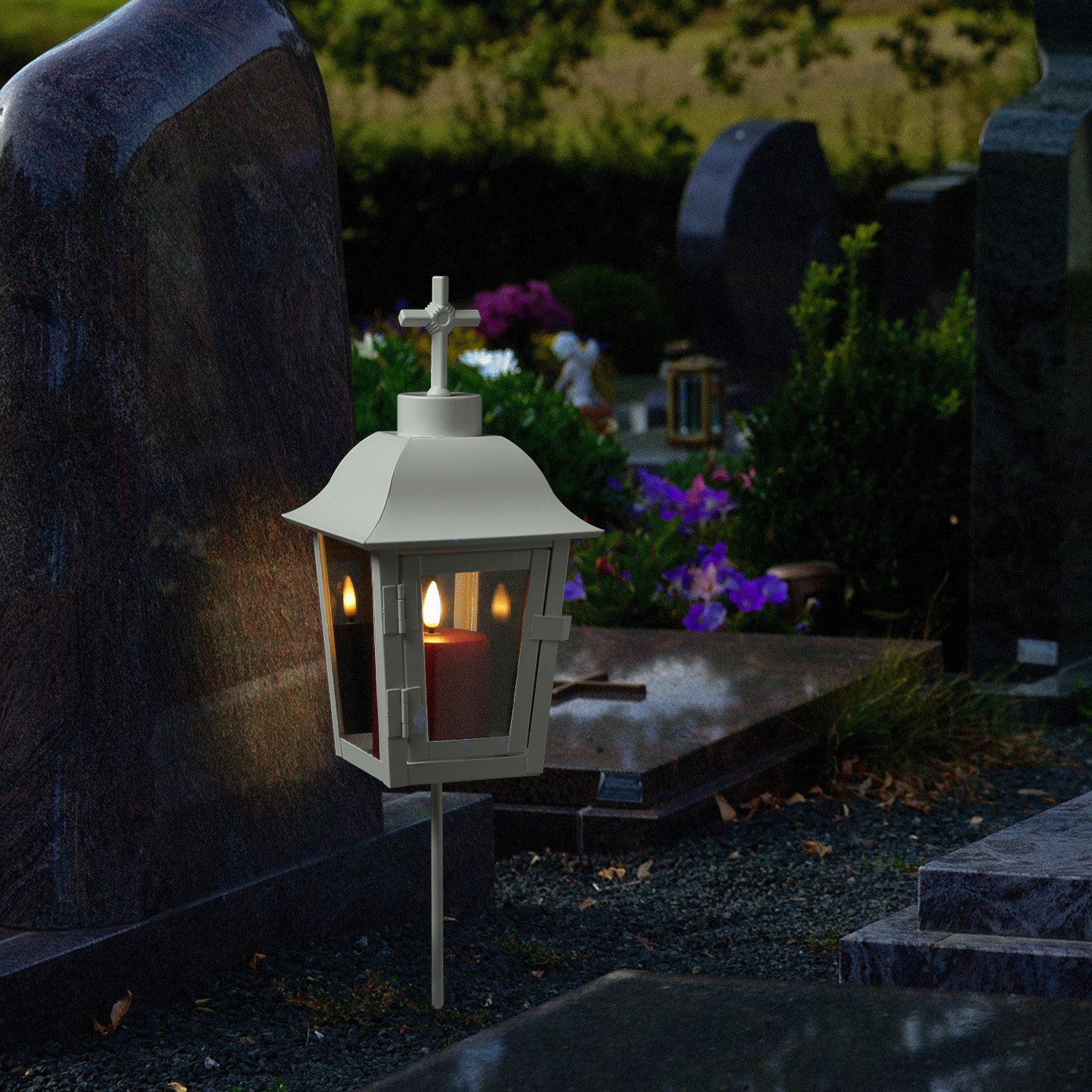 MARELIDA LED Laterne Grablaterne mit Mini günstig online kaufen