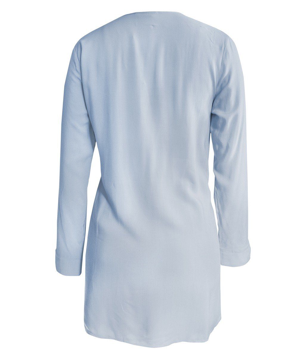 Brigitte von Boch Kaftan Oriente Tunika hellblau