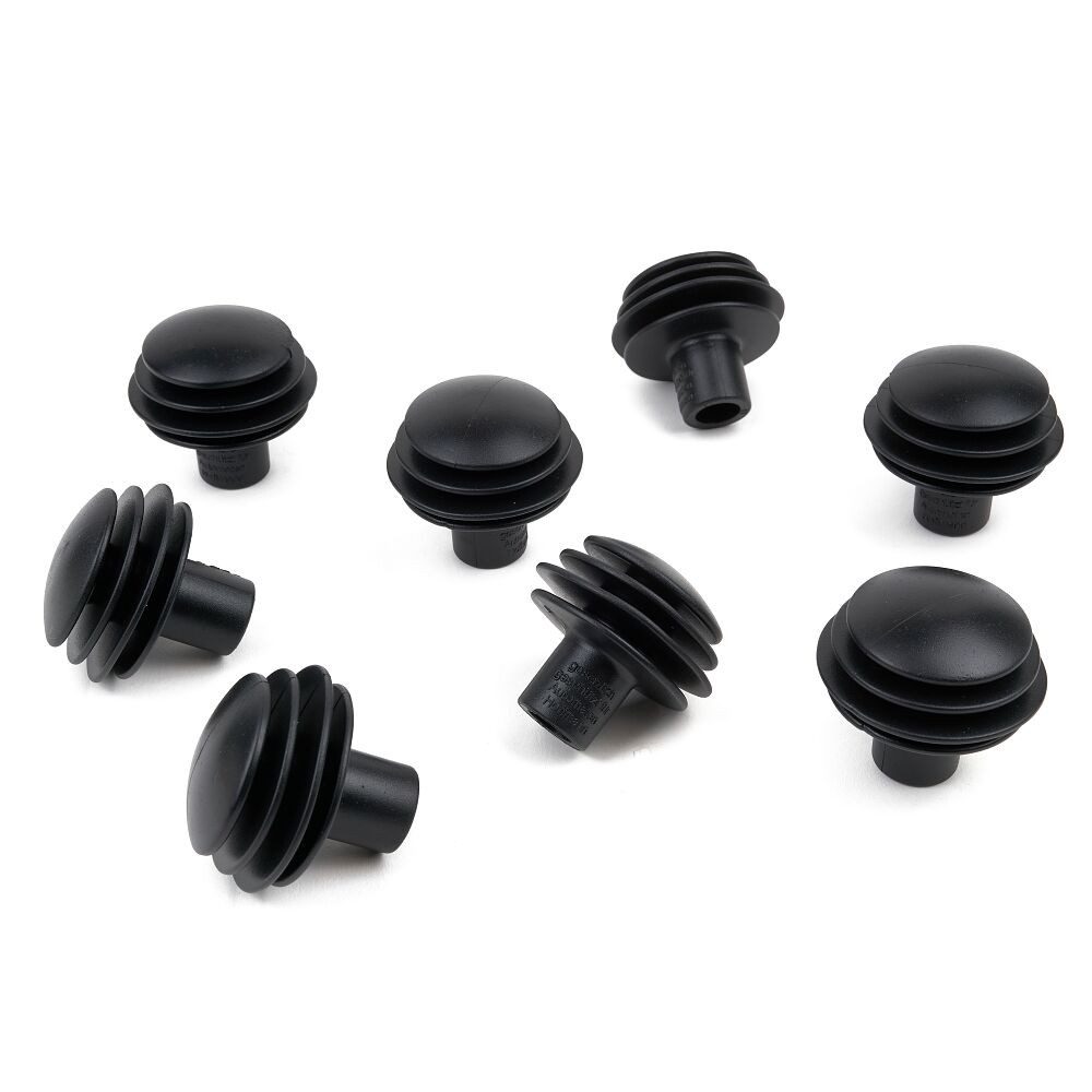 Kickertisch Abdeckkappen-Set für Kickerstangen, 13 mm