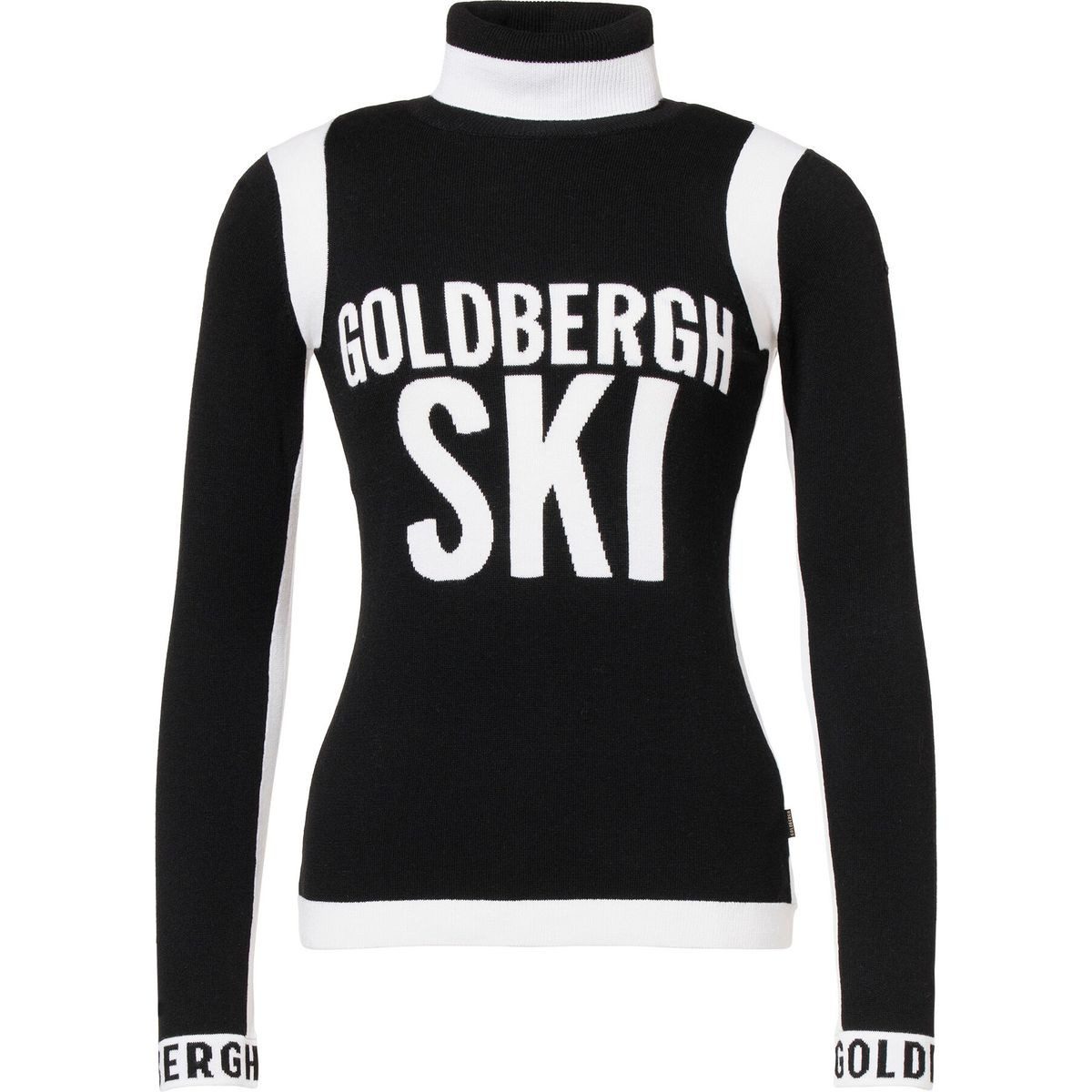 Goldbergh Fleecepullover Noemi Long Sleeve Knit Sweater Eleganter Strickpullover mit markantem Design, ideal für stilbewusste