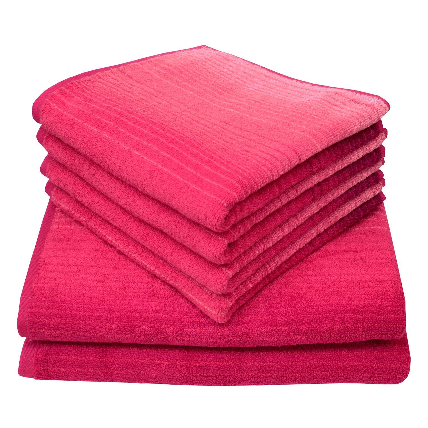 cm, "Colori" Dyckhoff Pink 50 Handtuch Handtuch x Farbverlauf (1-St) mit Dyckhoff 100