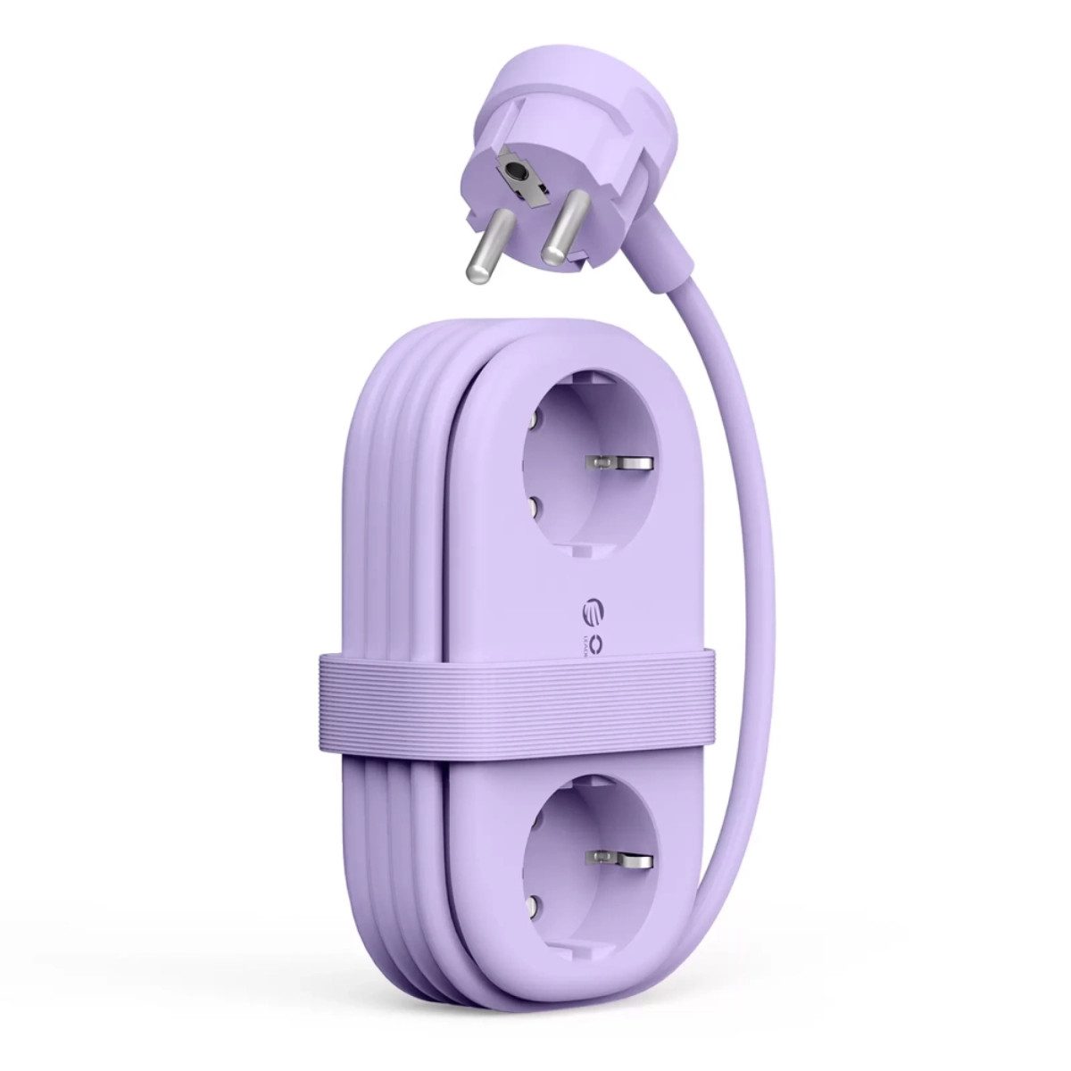 ORICO AP3 Steckdosenleiste 6-fach (2 USB-A-Anschlüsse, 65 W USB-C-Schnellladefunktion, 2 USB-C-Anschlüsse, 2 Schuko-Steckdosen, Integrierte Kabelaufwicklung, 1,53 m Anschlusskabel), 65 W GaN-Laden mit faltbarer Kabelaufwicklung