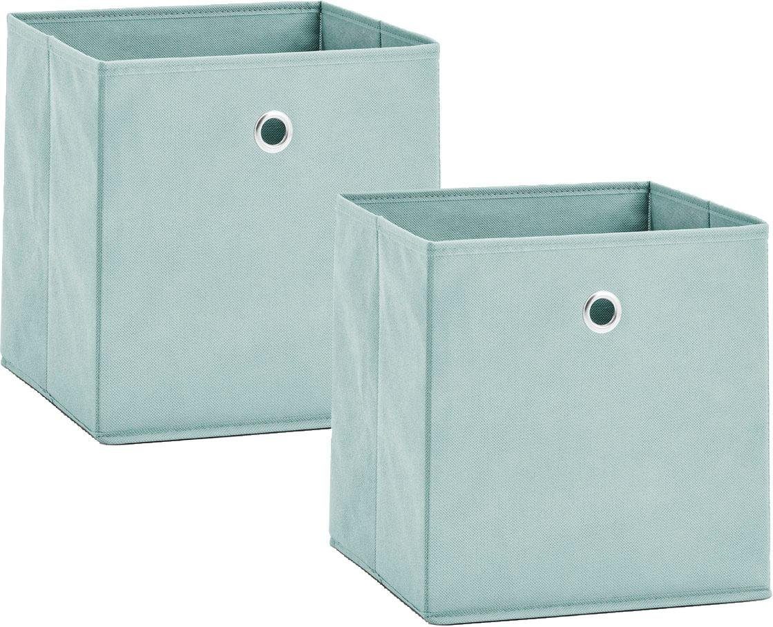Zeller Present Aufbewahrungsbox (Set, 2 St), faltbar und schnell verstaut