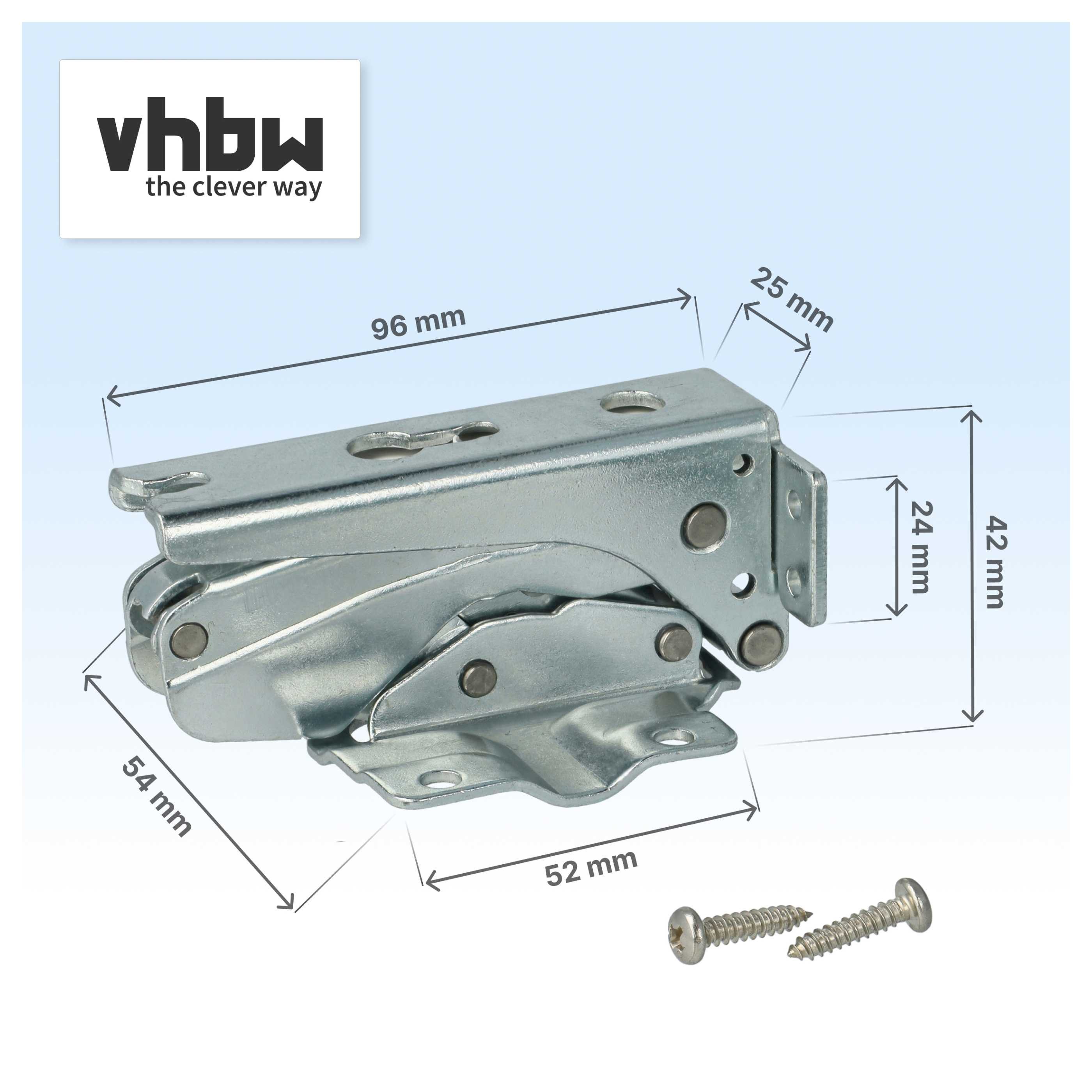 vhbw Montagezubehör Kühlschrank passend für De Dietrich DRH615JE, DRS424JE, DRC630JE, DRS435JE