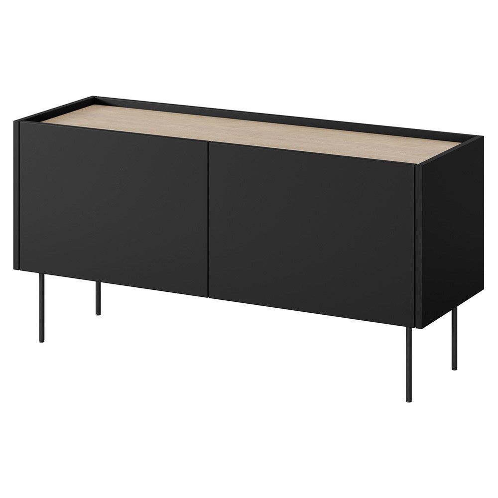 Lomadox Lowboard DELFT-141, in schwarz und günstig online kaufen