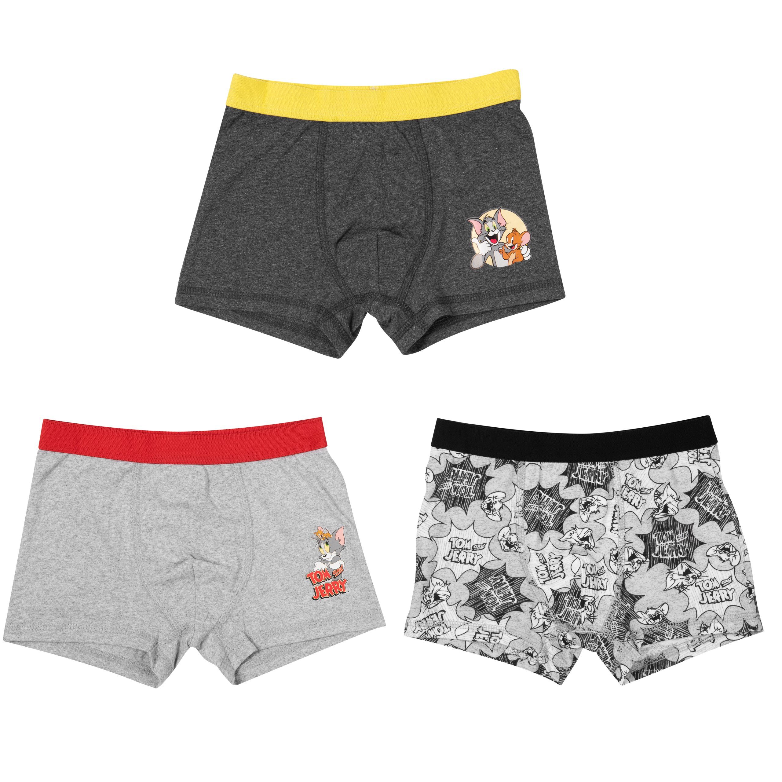 United Labels® Boxershorts Tom und Jerry Boxershorts für Jungen Bunt (3er Pack)