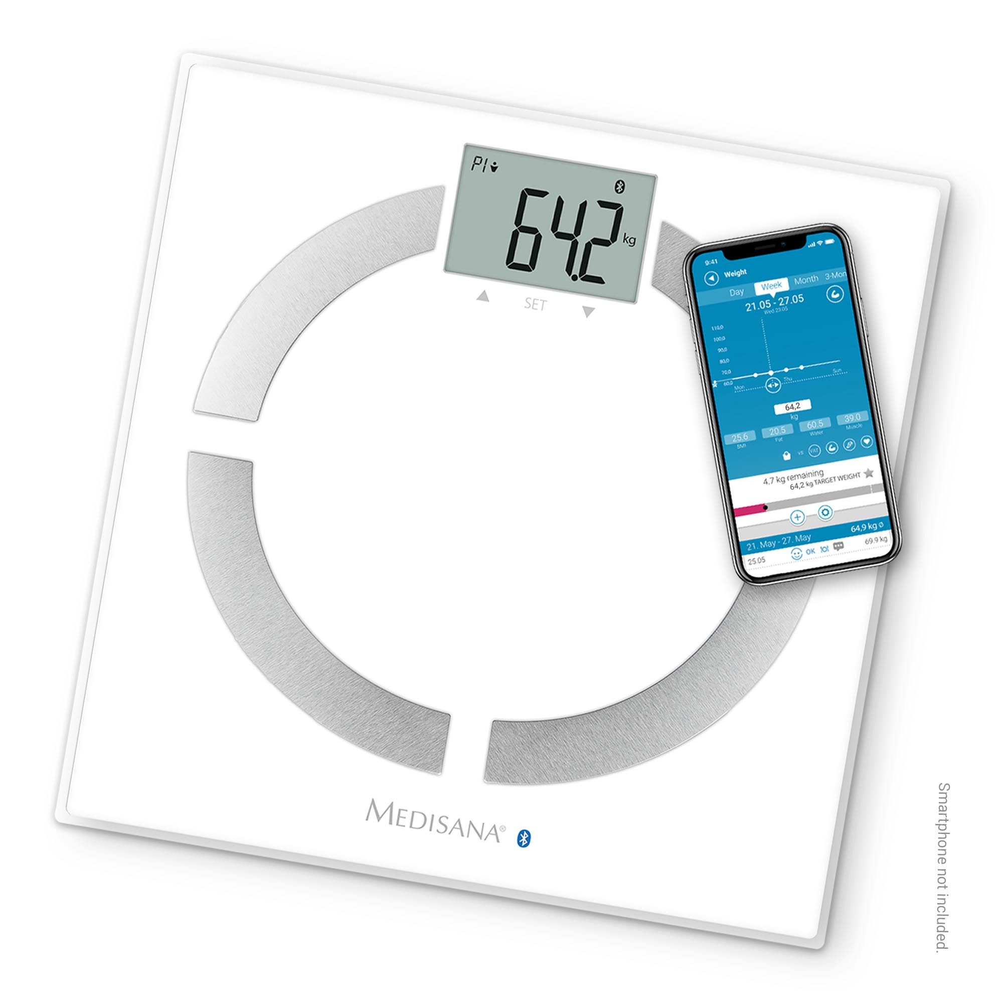 medisana Körper-Analyse-Waage BS 444 connect mit App - bis 180 kg