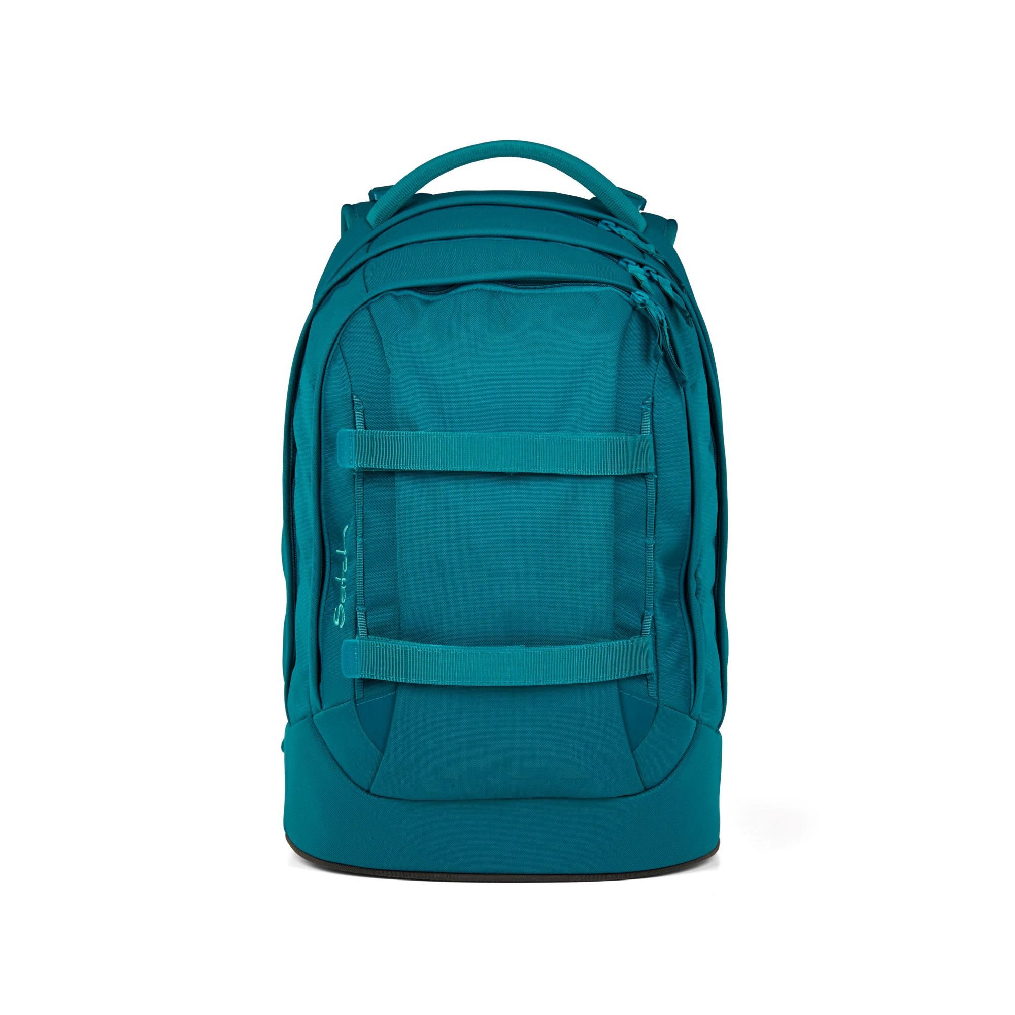 Satch Schulrucksack Satch Pack Deep Petrol Schulrucksack Set 4tlg