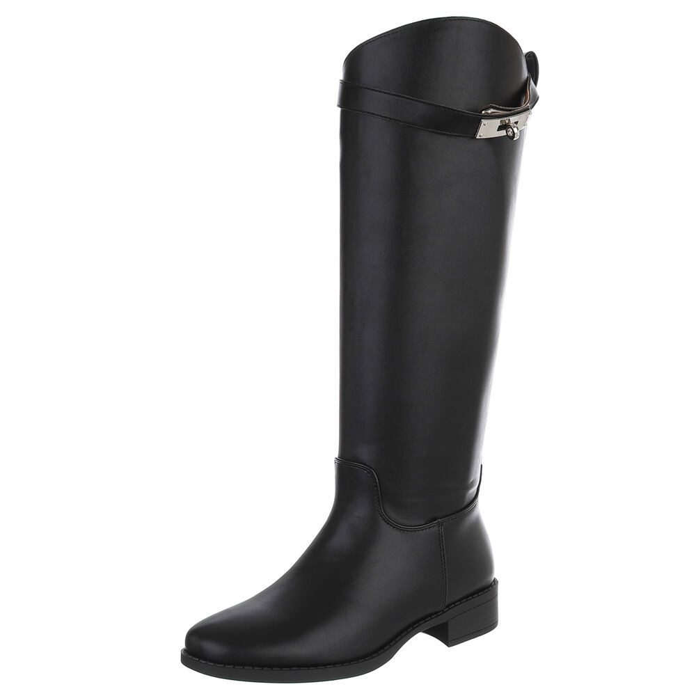 Ital-Design Eleganter Stiefel mit Schnalle für Damen im Alltag Stiefel (905 günstig online kaufen