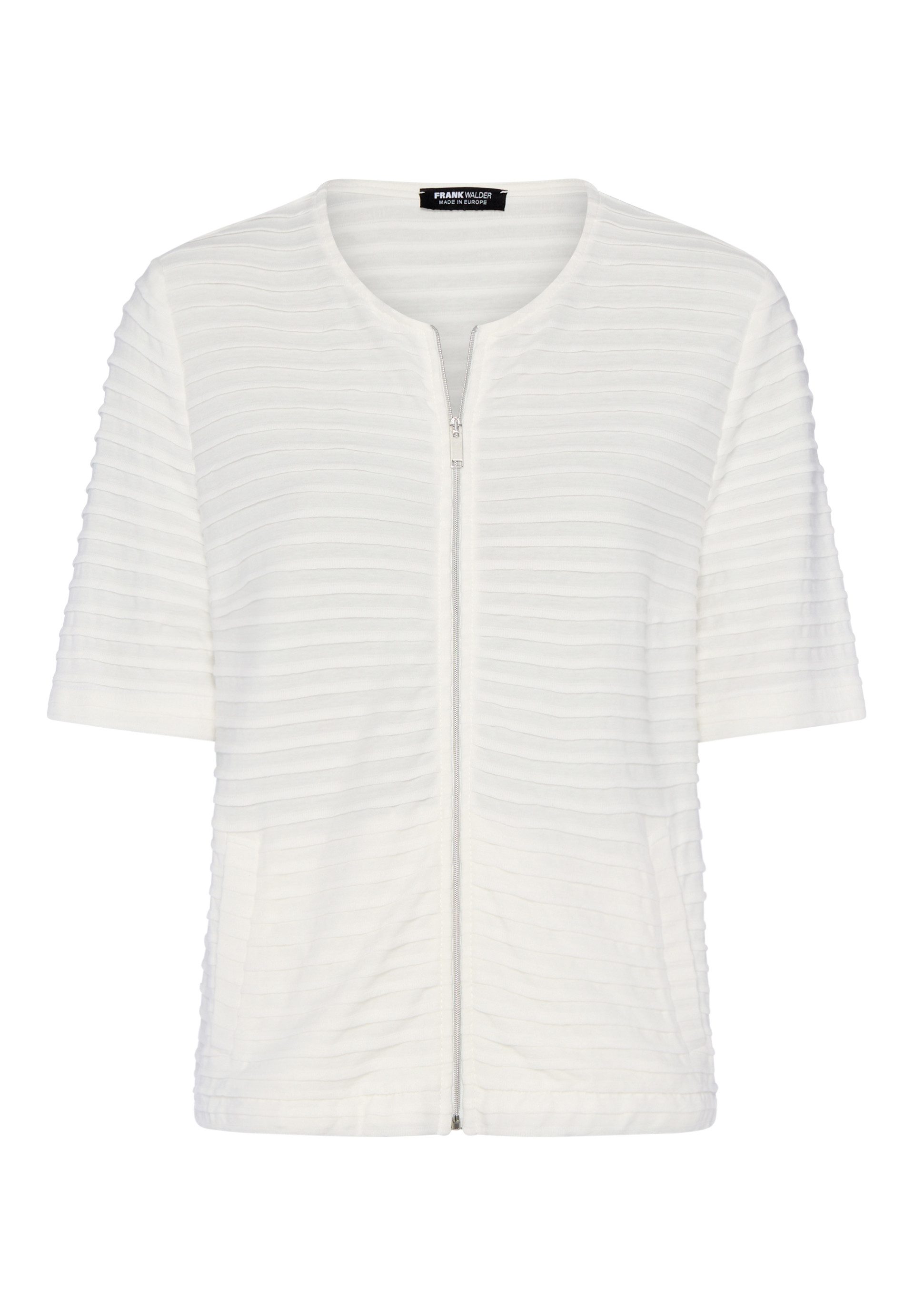 FRANK WALDER Jackenblazer mit Rippbündchen