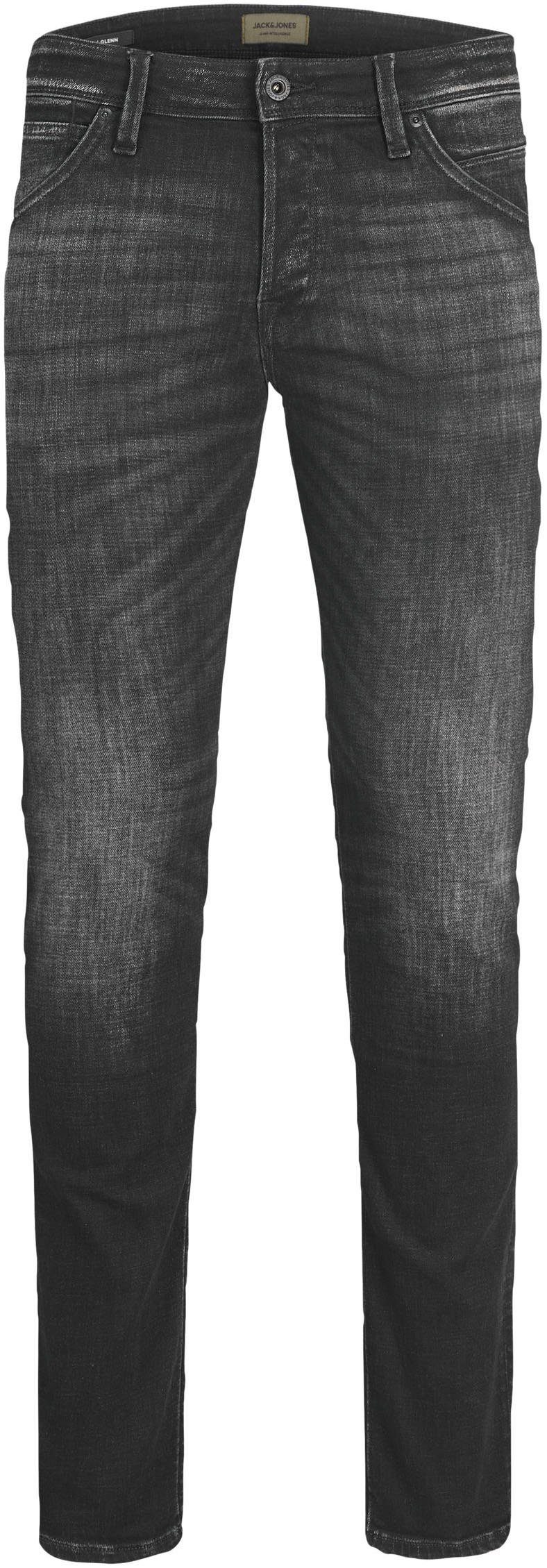 Slim-fit-Jeans Jack Glenn Jones & black-denim