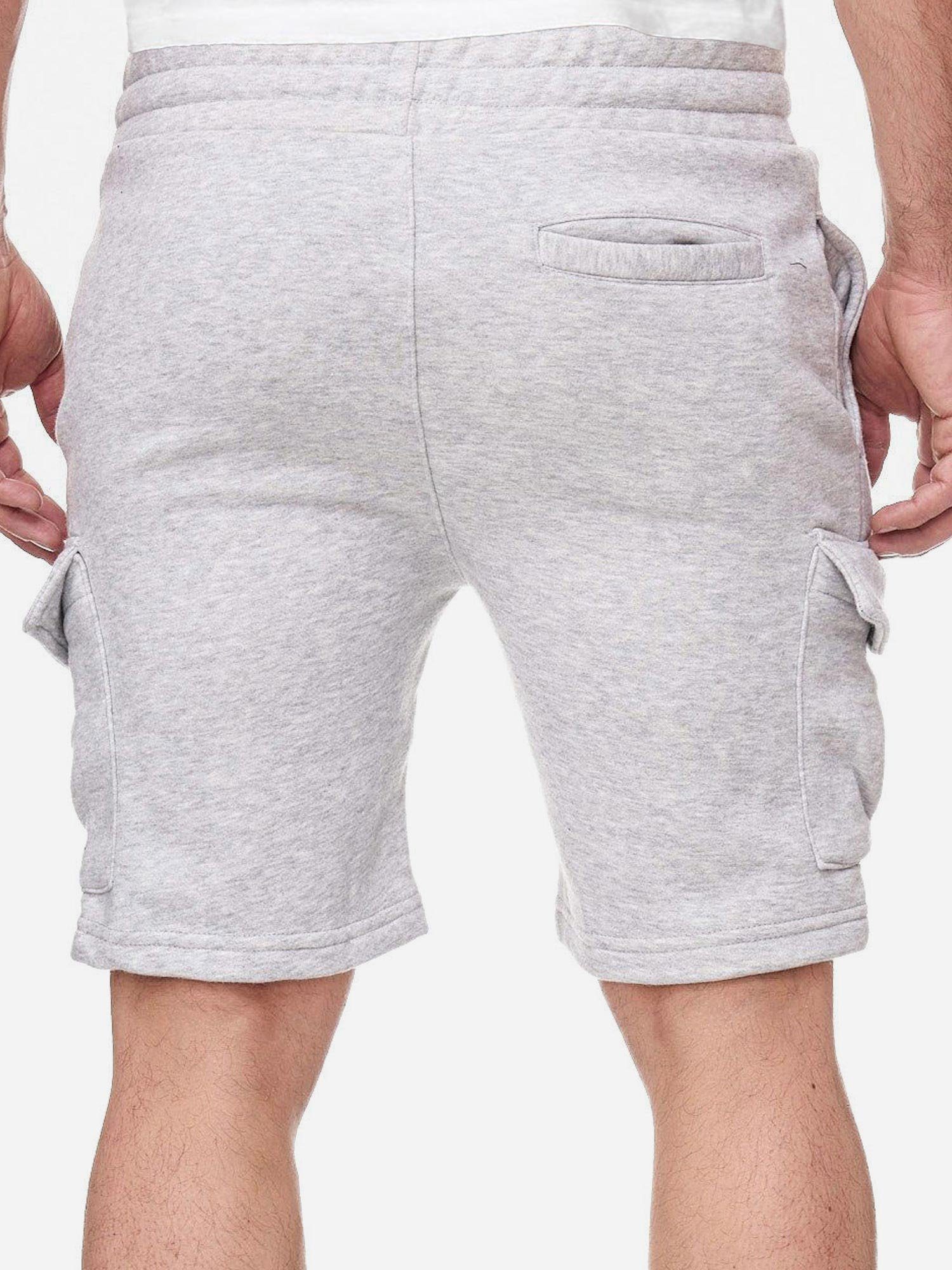 kurze Cargo & 18605 Hose zeitlose moderne grau Tazzio Sweatshorts