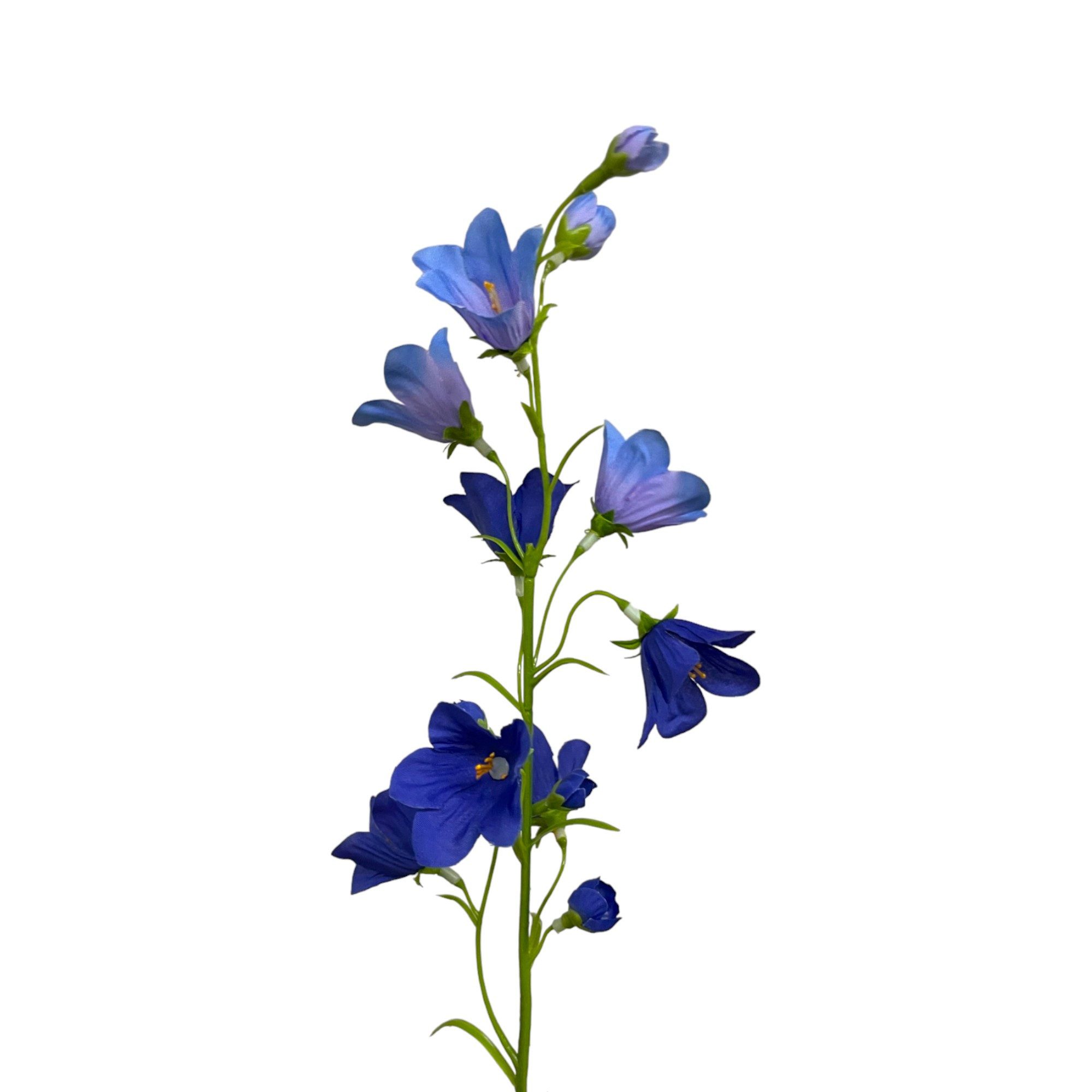 Kunstblume Künstliche Glockenblume 65cm, Campanula BLAU, Floratexx GmbH günstig online kaufen