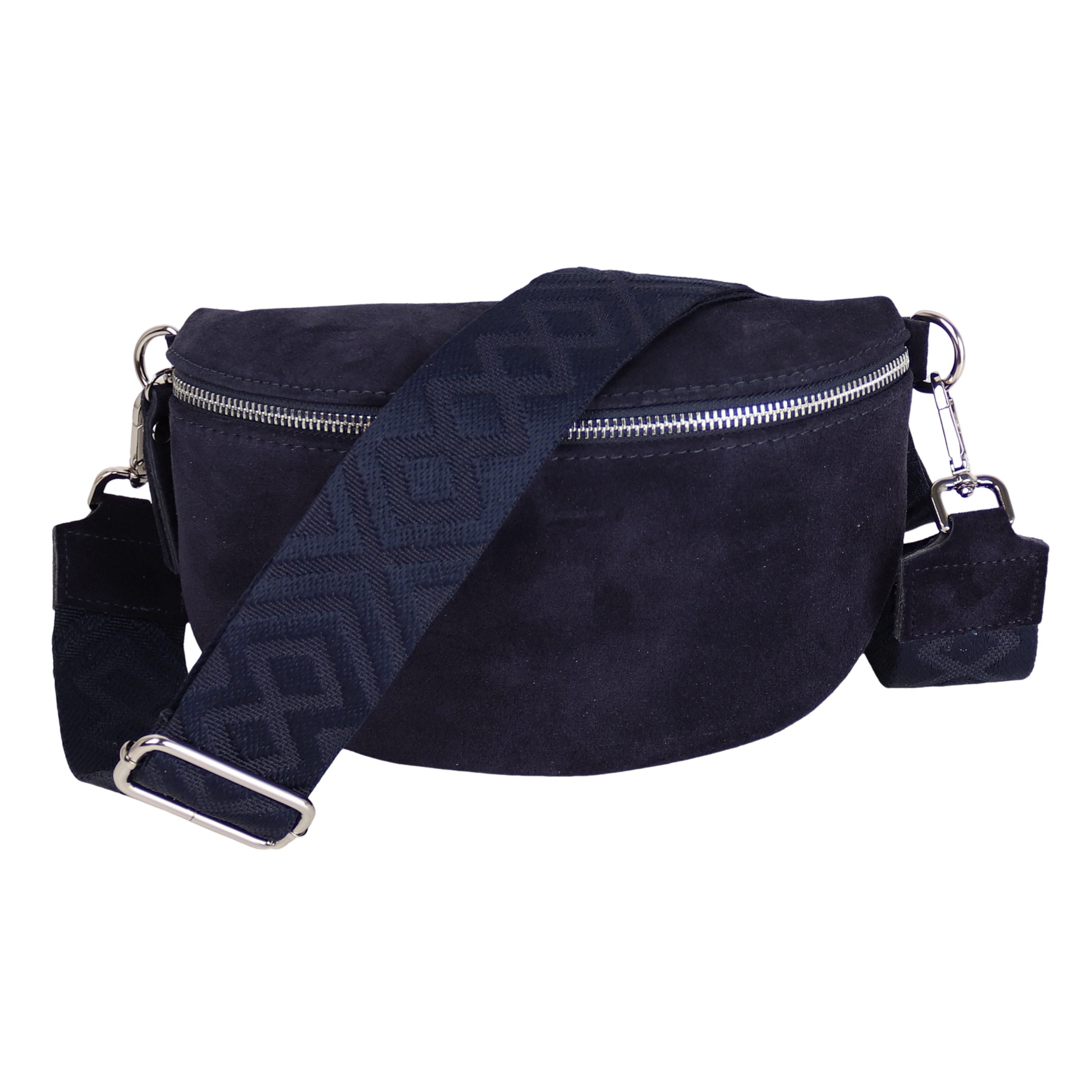 MIRROSI Bauchtasche Damen, Veloursleder, Made in Italy,Umhängetasche, Brust günstig online kaufen