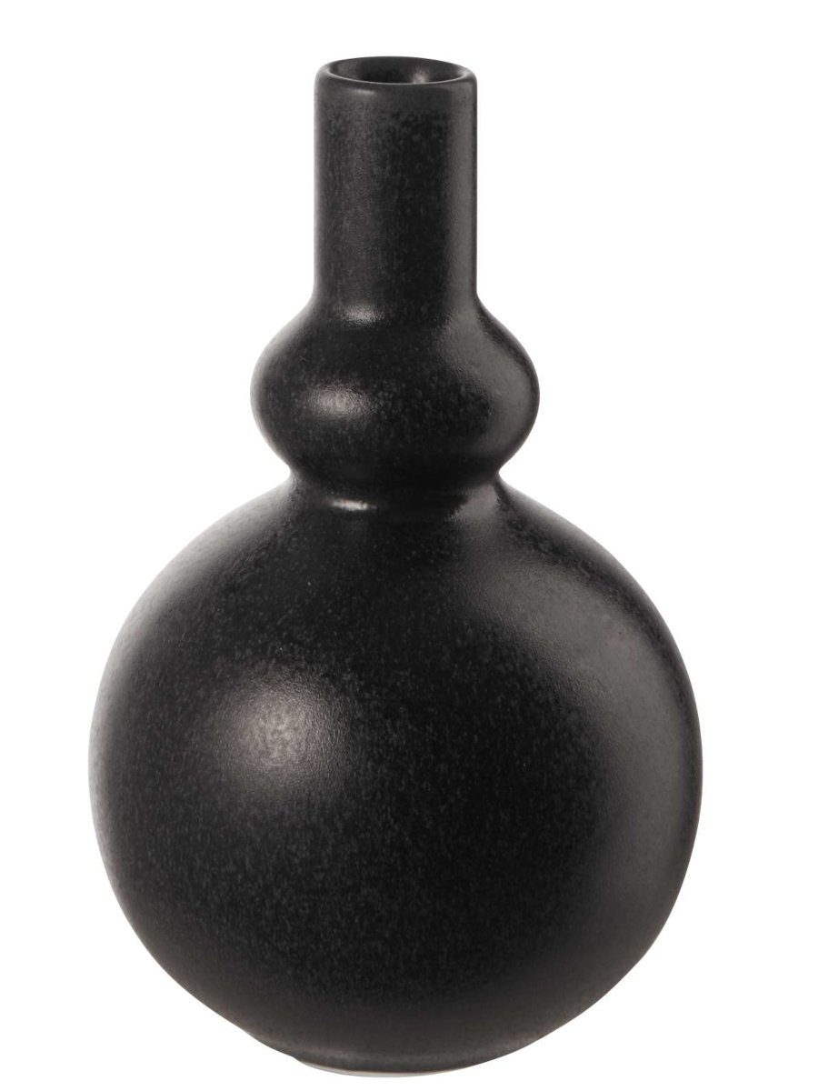 ASA SELECTION Dekovase Como Vase black iron 15,5 cm (Vasen), Wohnaccessoires