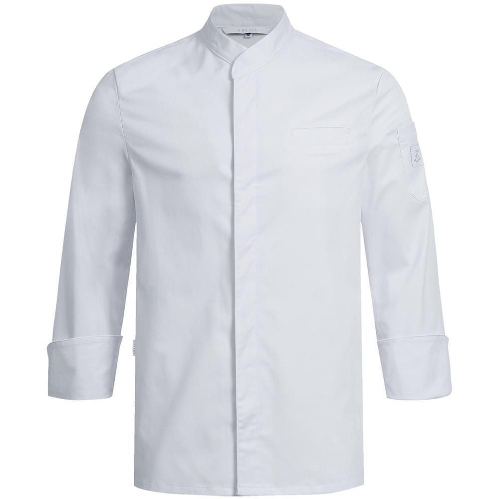 GREIFF Kochjacke Greiff GASTRO MODA Cuisine Herren Kochjacke Regular-Fit Weiß