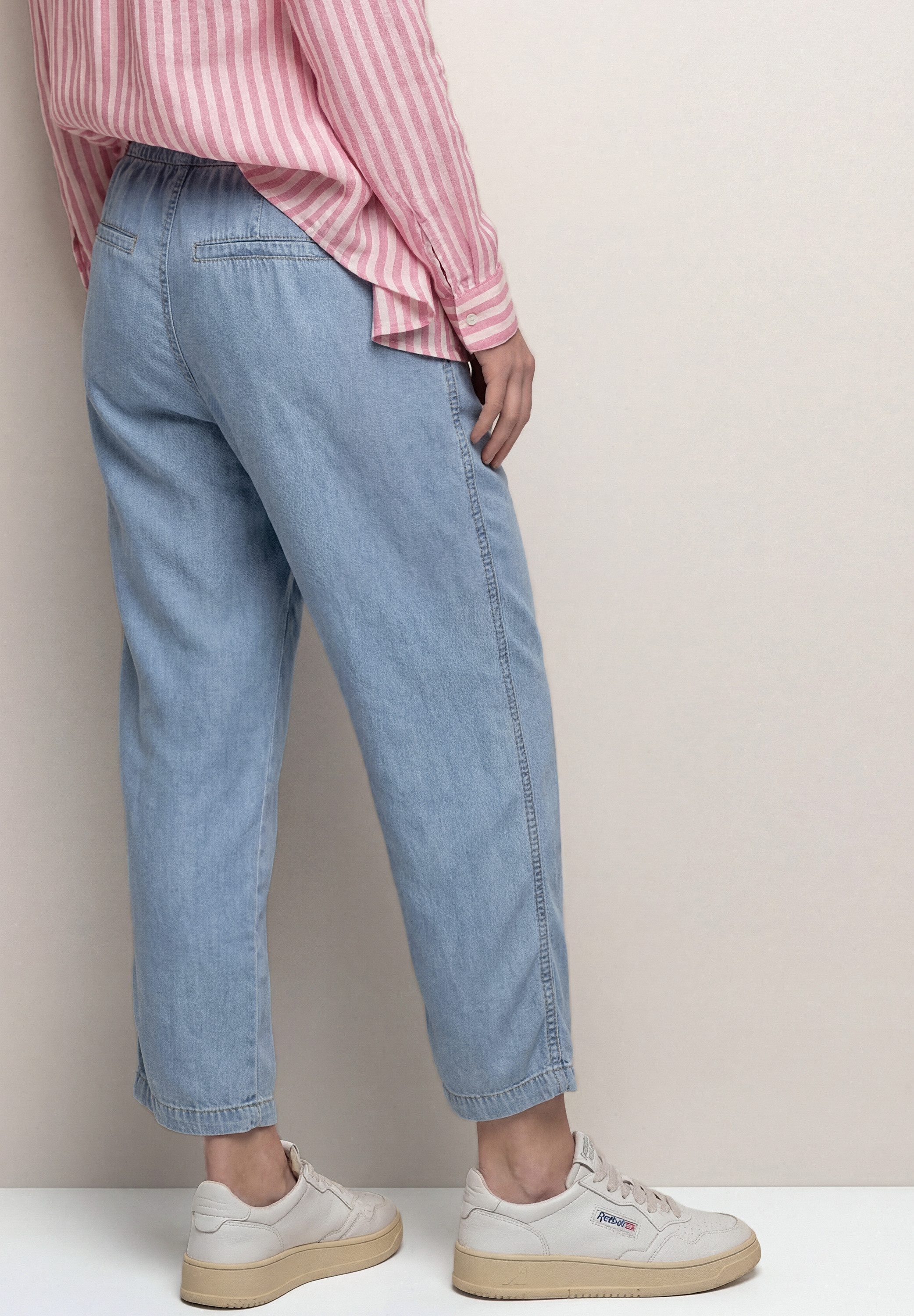 STREET ONE Stoffhose Style Bonny mit elastischem Bund