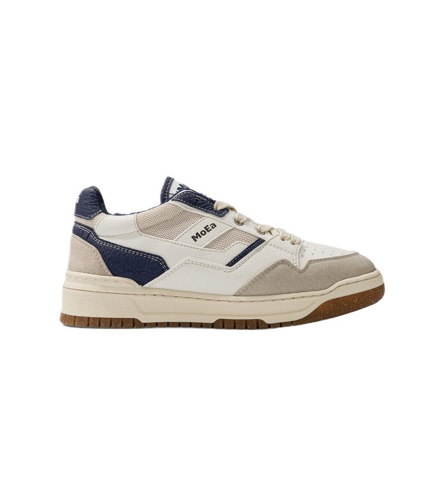 Moea Gen2 - Mushroom White & Blue - weiss/beige/blau Sneaker
