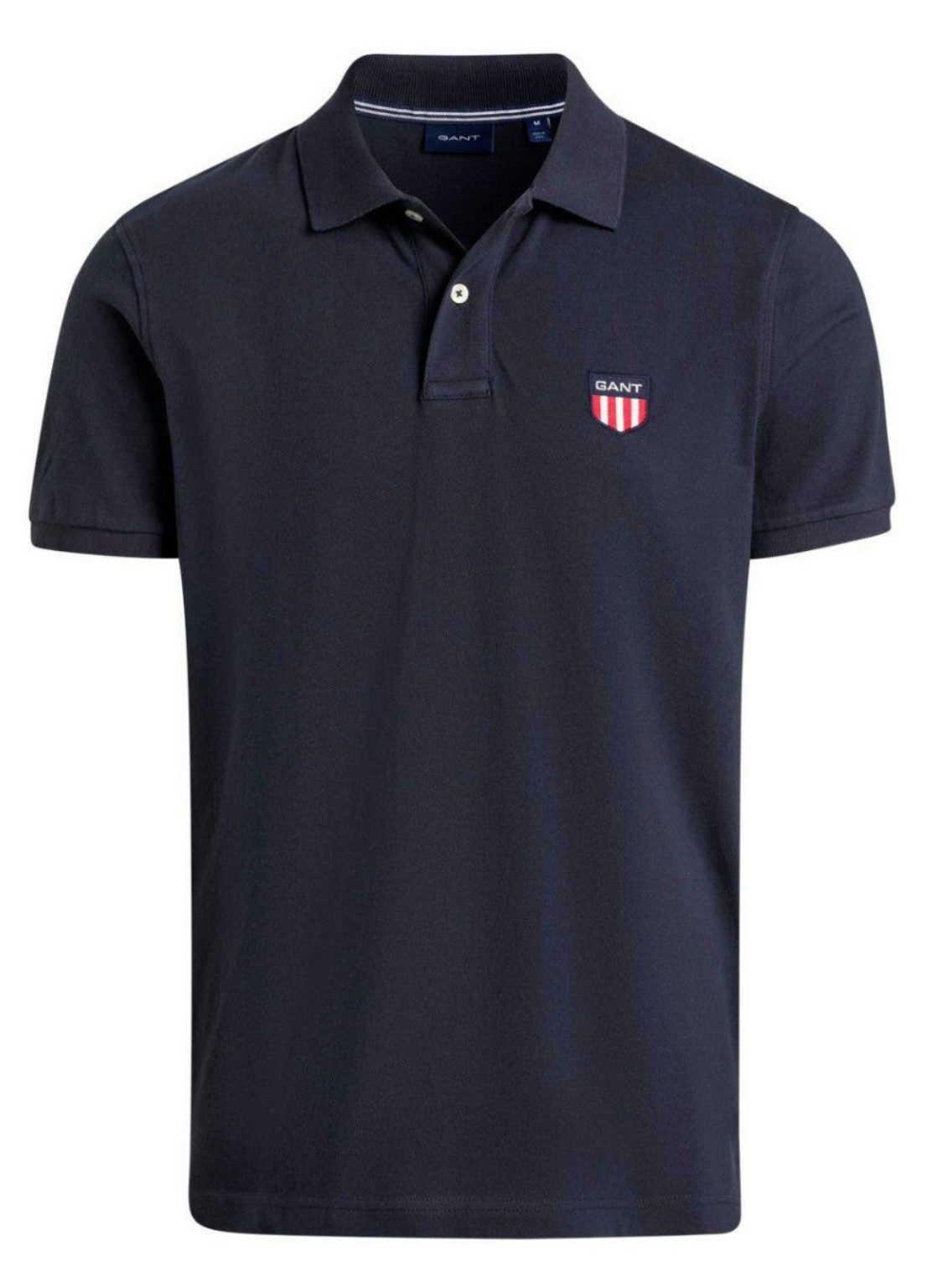 Poloshirt Herren Retro Shield Pique Logo Regular Comfort Fit
