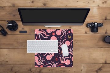 MuchoWow Gaming Mauspad Oktopus - Baby - Entwurf (1-St), Mousepad mit Rutschfester Unterseite, Gaming, 40x40 cm, XXL, Großes