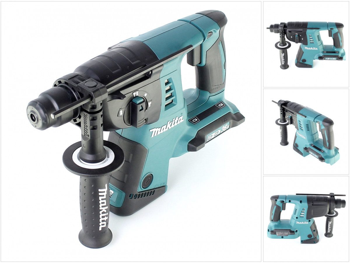Makita Akku-Bohrhammer DHR 263 Z SDS-plus Akku Bohrhammer 2 x 18 V = 36 V Li-ion 3,0 Joule
