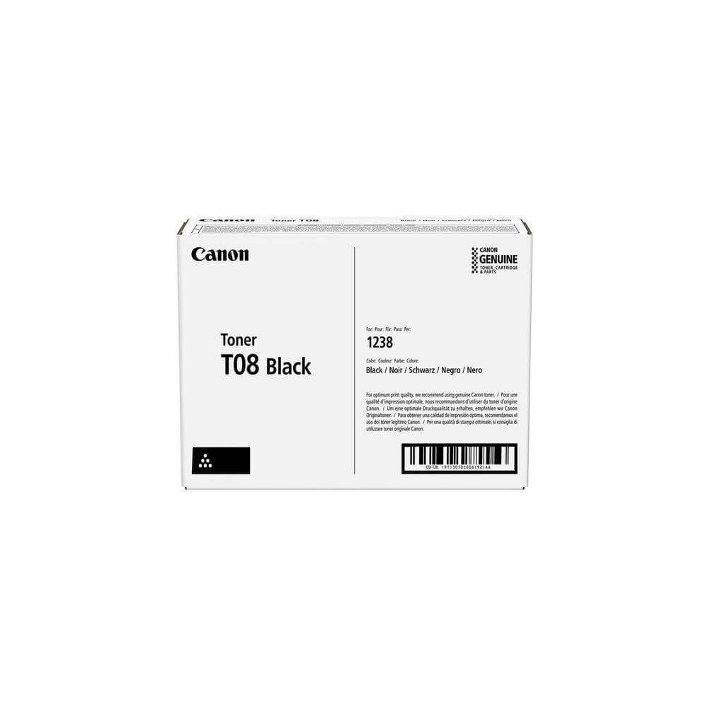Canon Tonerpatrone Canon Toner T08 Schwarz Original Tonerpatrone., Original Canon Tonerpatrone