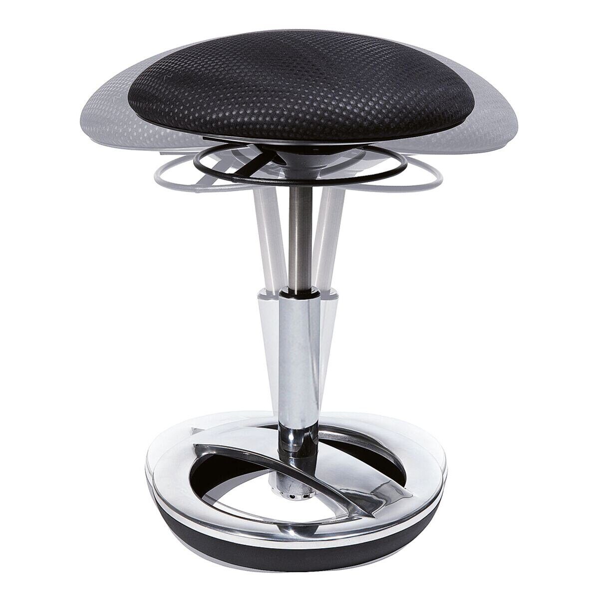 TOPSTAR Drehhocker Sitness Bob, horizontaler Schwingeffekt durch ein bewegliches Reifenelement