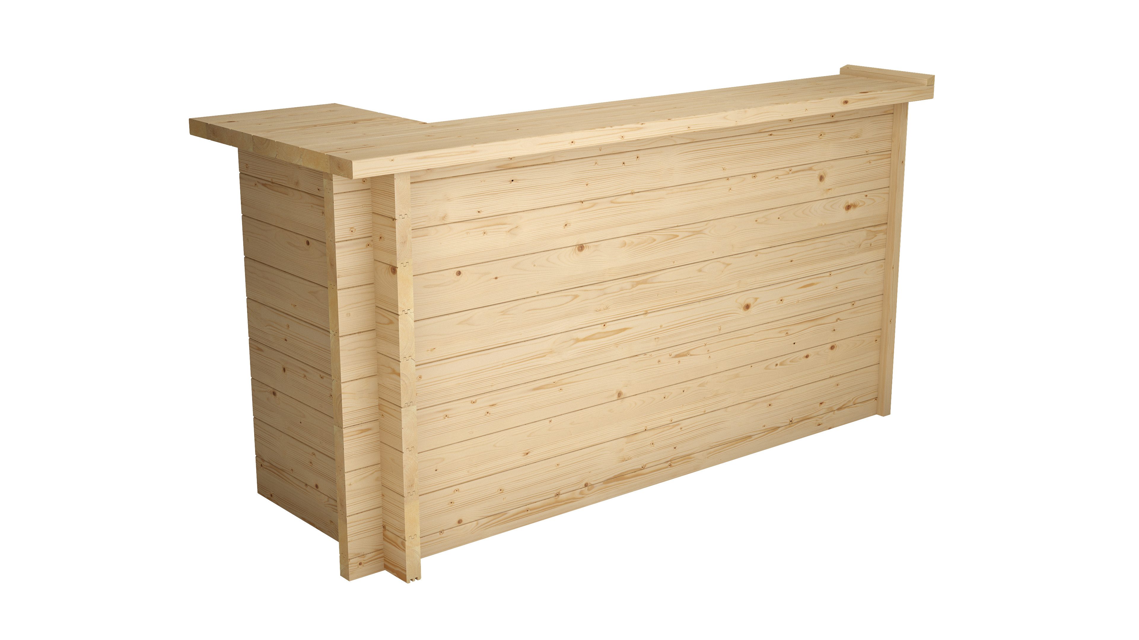 Nordic Holz Bartisch Barelement, BxTxH: 200x103x75 cm