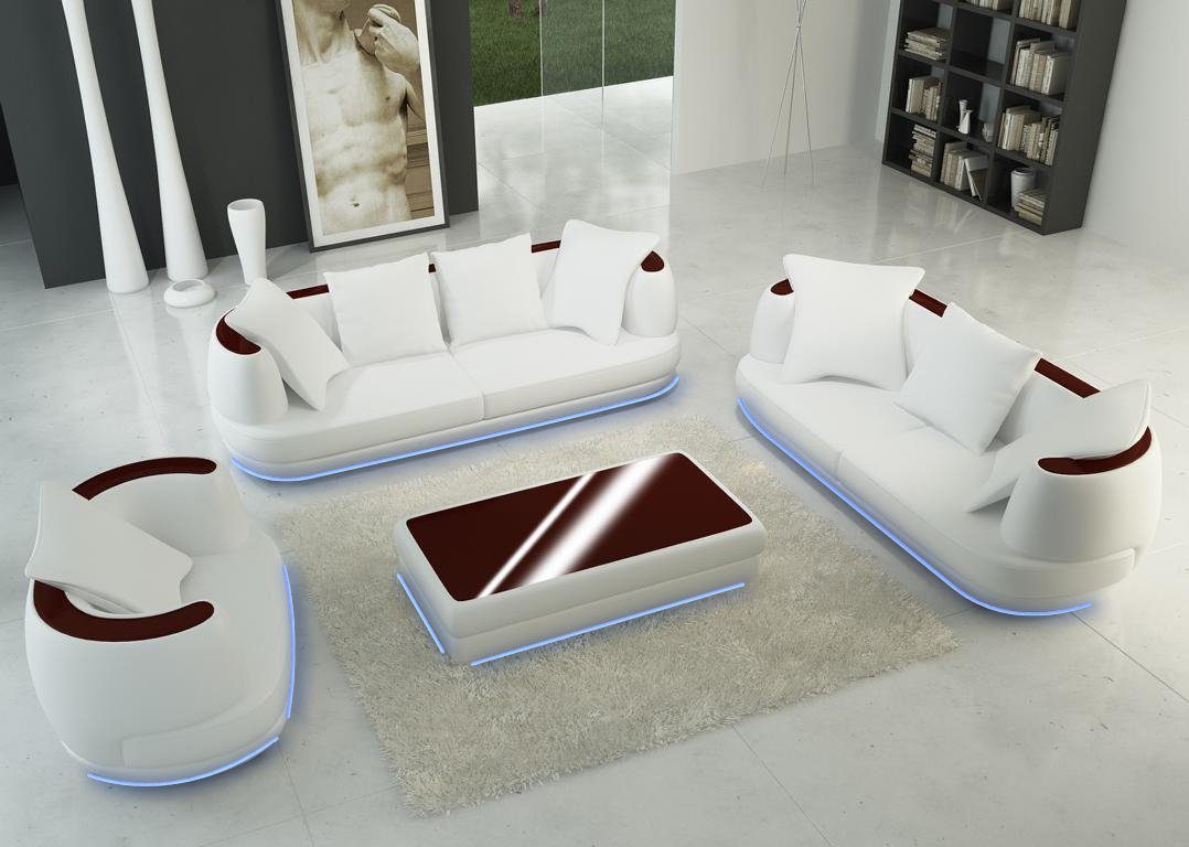 Coch 3 Sofa Sofa schwarzes Sitzer Wohnzimmer Europe Couchen, in Designer Made Sofas Polster JVmoebel