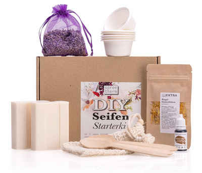 spreetherm Seifen-Set Seife selber machen, DIY Set von spreetherm inkl. veganer Kernseife, - Unsere DIY Empfehlung- Bekannt aus Social Media